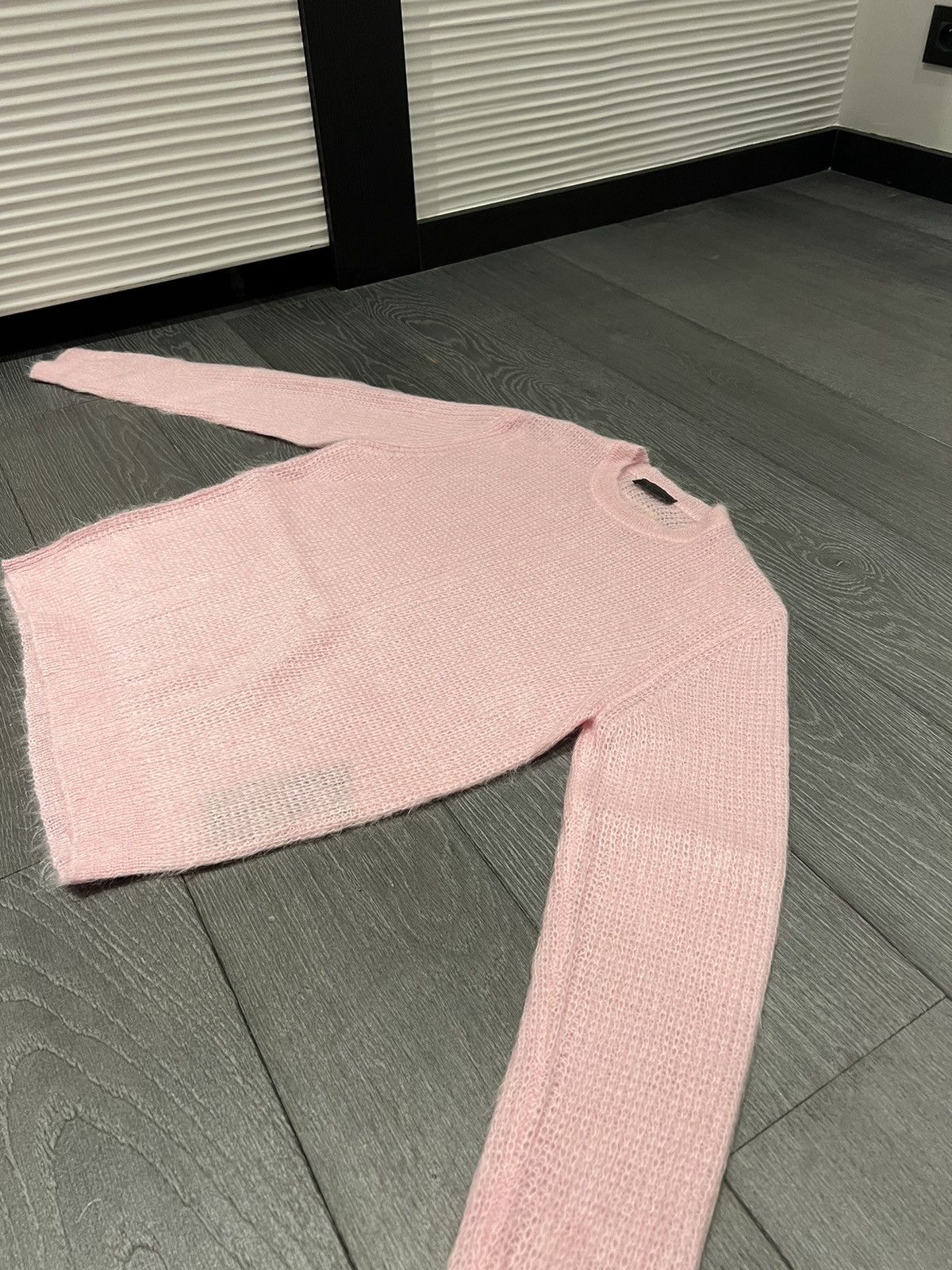 Prada Prada Crew Neck Mohair Blend Pink Sweater Size US M / EU 48-50 / 2 - 5 Thumbnail
