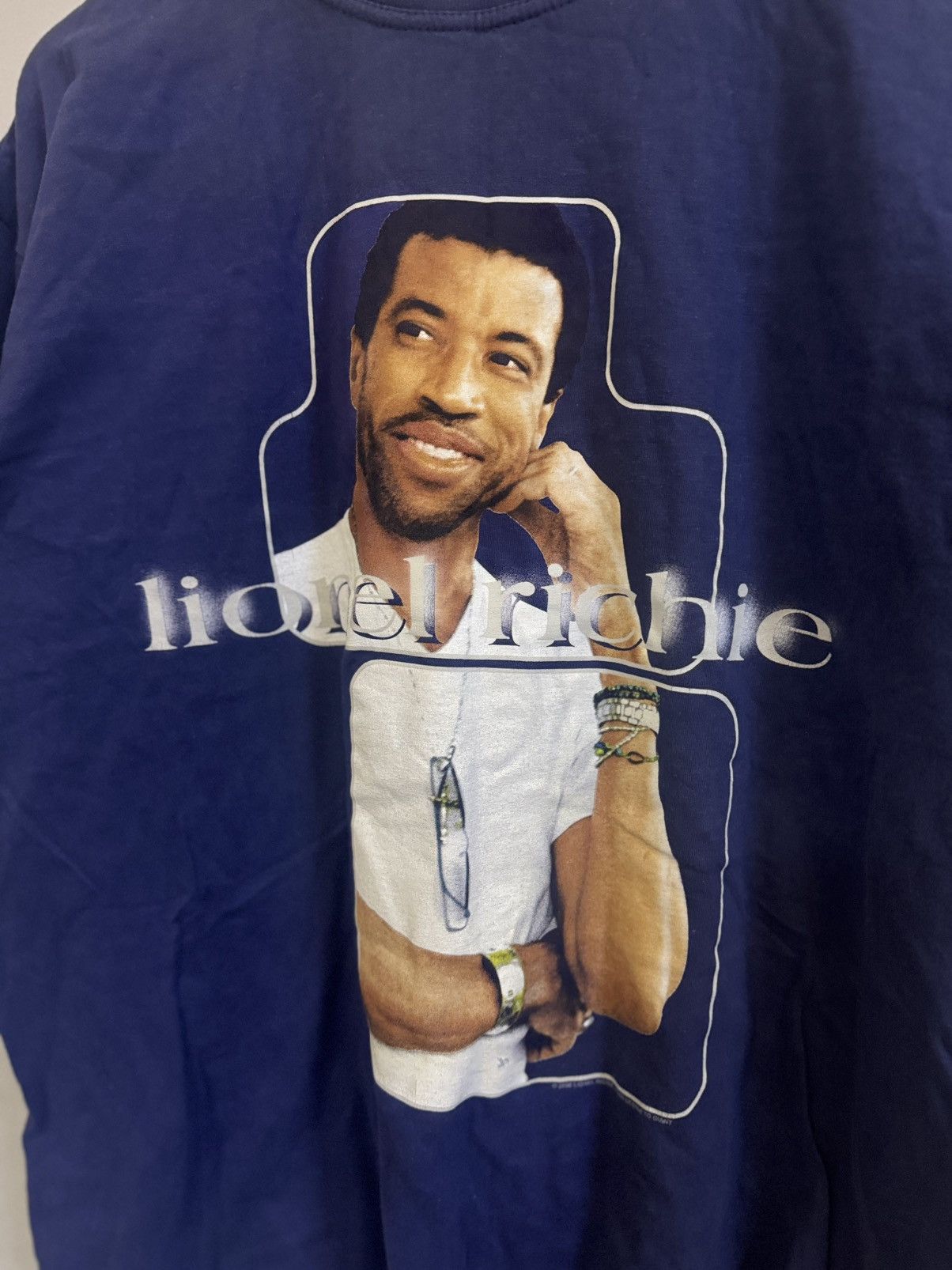 Band Tees × Rap Tees × Vintage 2000 Lionel Richie Rap Style Tour Tee Size US L / EU 52-54 / 3 - 3 Thumbnail