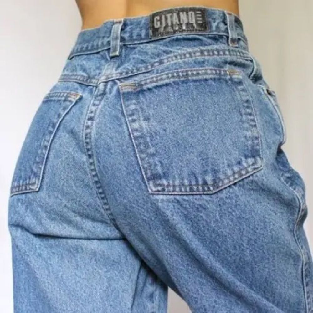 Vintage 90s Vintage Gitano Jeans Mid Rise Straight Leg 30” waist Rig Size 30" / US 8 / IT 44 - 1 Thumbnail