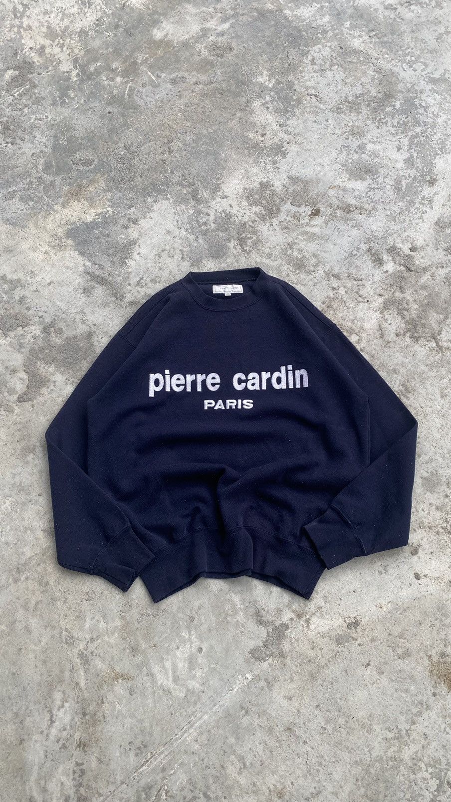 Designer × Pierre Cardin × Vintage Vintage Pierre Cardin Paris Spellout Oversize Sweater 90s Size US M / EU 48-50 / 2 - 4 Thumbnail