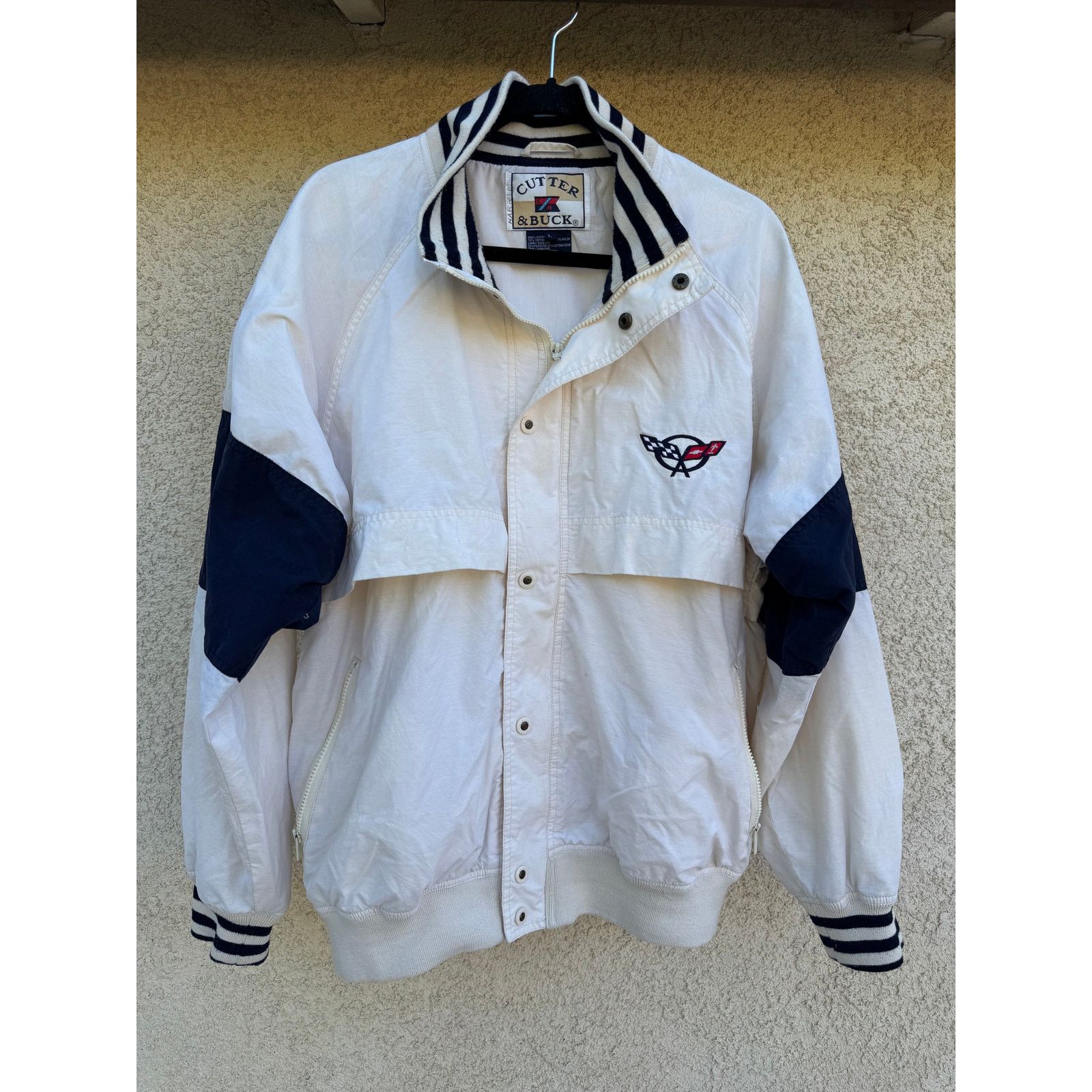 Cutter & Buck Vintage Cutter & Buck Corvette Windbreaker Jacket Sz.L Size US L / EU 52-54 / 3 - 1 Thumbnail