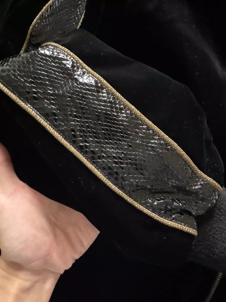Saint Laurent Paris Saint Laurent Paris Snakeskin Patchwork Jacket 2505-Nextarr Size US S / EU 44-46 / 1 - 7 Thumbnail