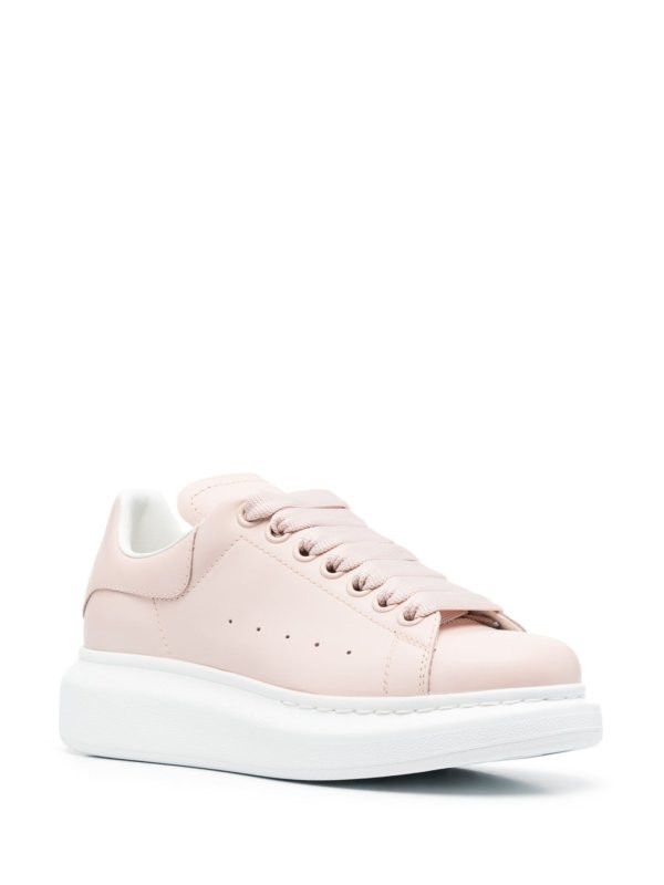 Alexander McQueen o1w1db10925 Oversized Sneaker in Blush White Size US 10 / IT 40 - 2 Thumbnail