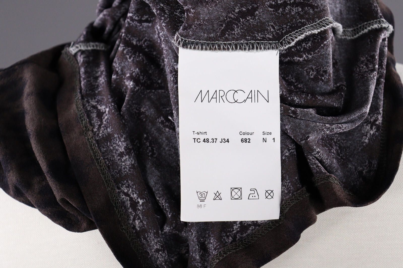 Designer Ladies Marc Cain Leopard Print Night T-Shirt Dress Size 1 Size M / US 6-8 / IT 42-44 - 10 Thumbnail