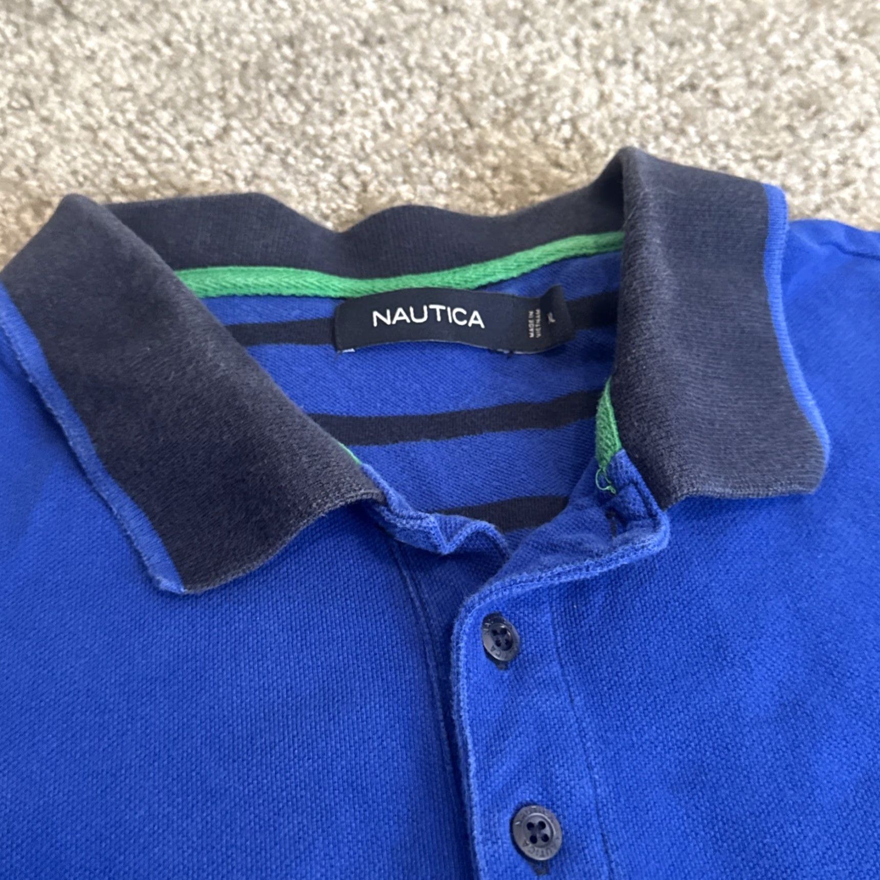 Nautica Nautica Rugby Polo Shirt XL Embroidered Blue VTG Y2K Mens Size US XL / EU 56 / 4 - 4 Thumbnail