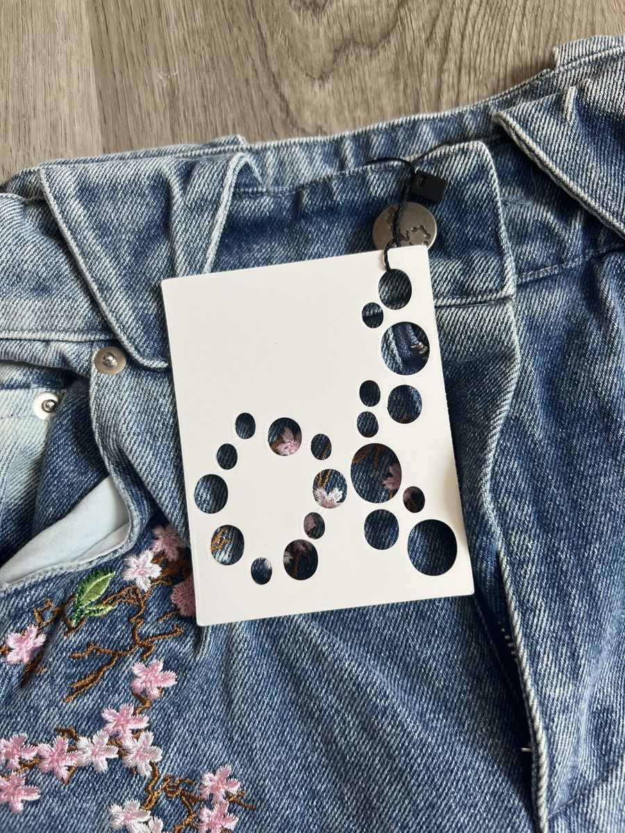 Bad Son Bad Son Cherry Blossom “Overgrowth” Denim Pants