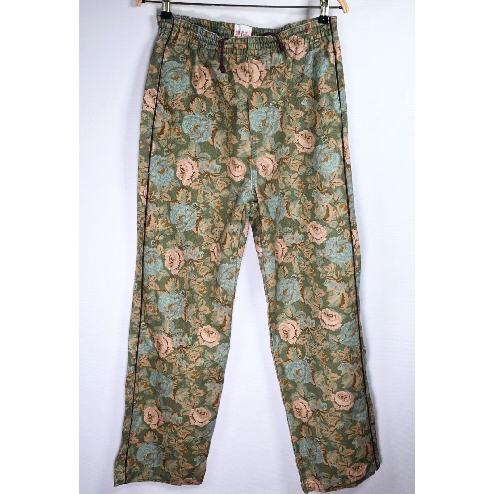 H&M HM x John Boyega Floral Print Jacquard Pants Men’s XS Size US 27 - 2 Thumbnail