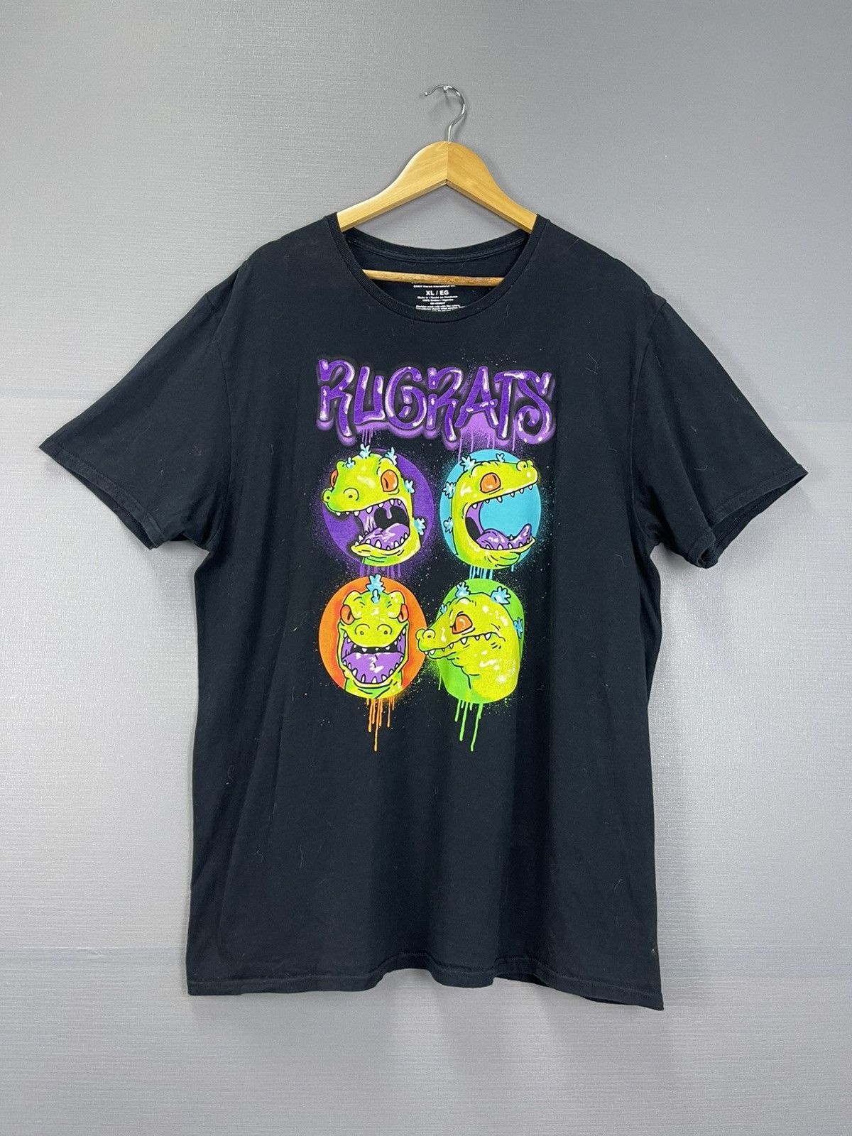 Nickelodeon Nickelodeon Rugrats Black T-Shirt Size US XL / EU 56 / 4 - 1 Thumbnail