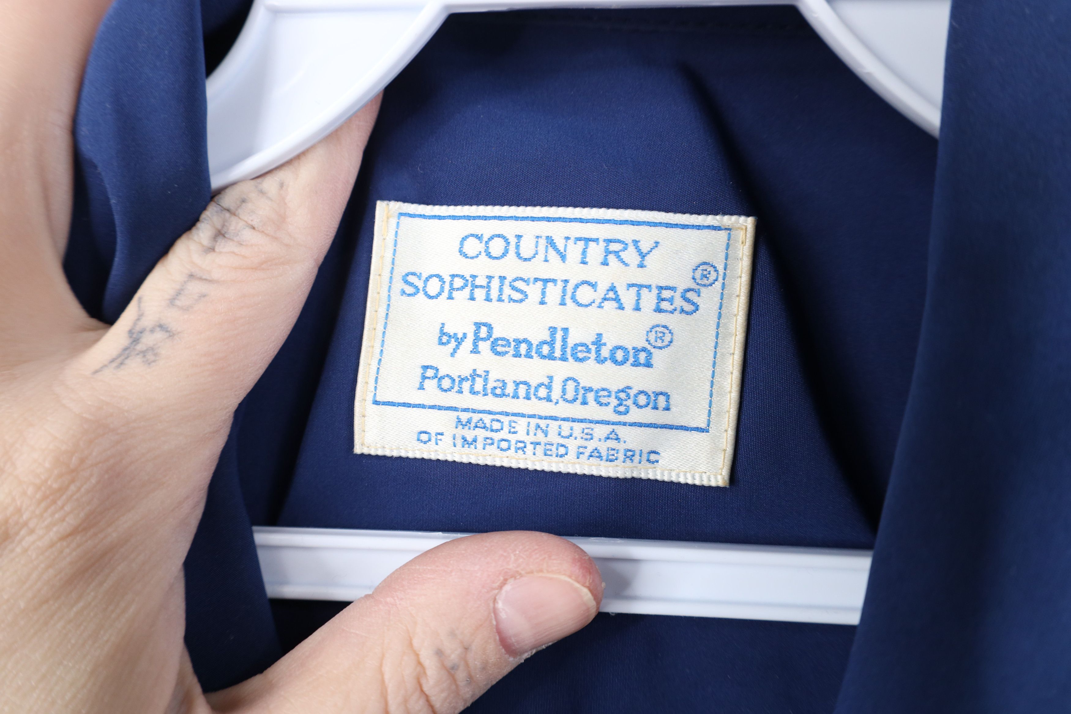 Pendleton Vintage 90s Pendleton Pussybow Short Sleeve Collared Shirt Size XXL / US 16-18 / IT 52-54 - 10 Thumbnail