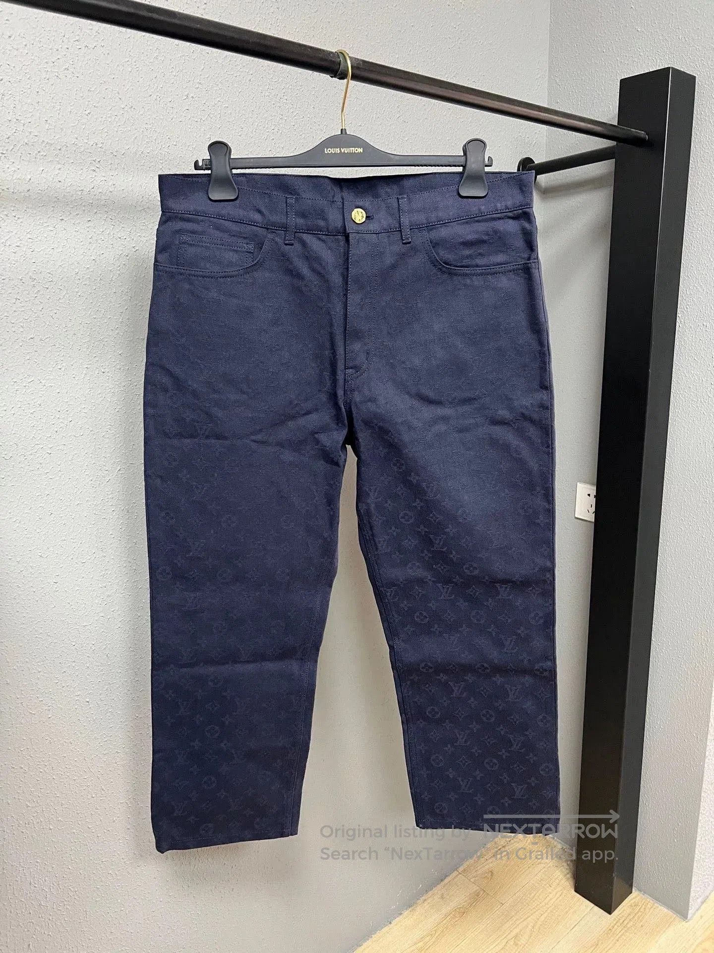 Louis Vuitton louis vuitton monogram dark denim pants. Size US 36 / EU 52 - 1 Thumbnail