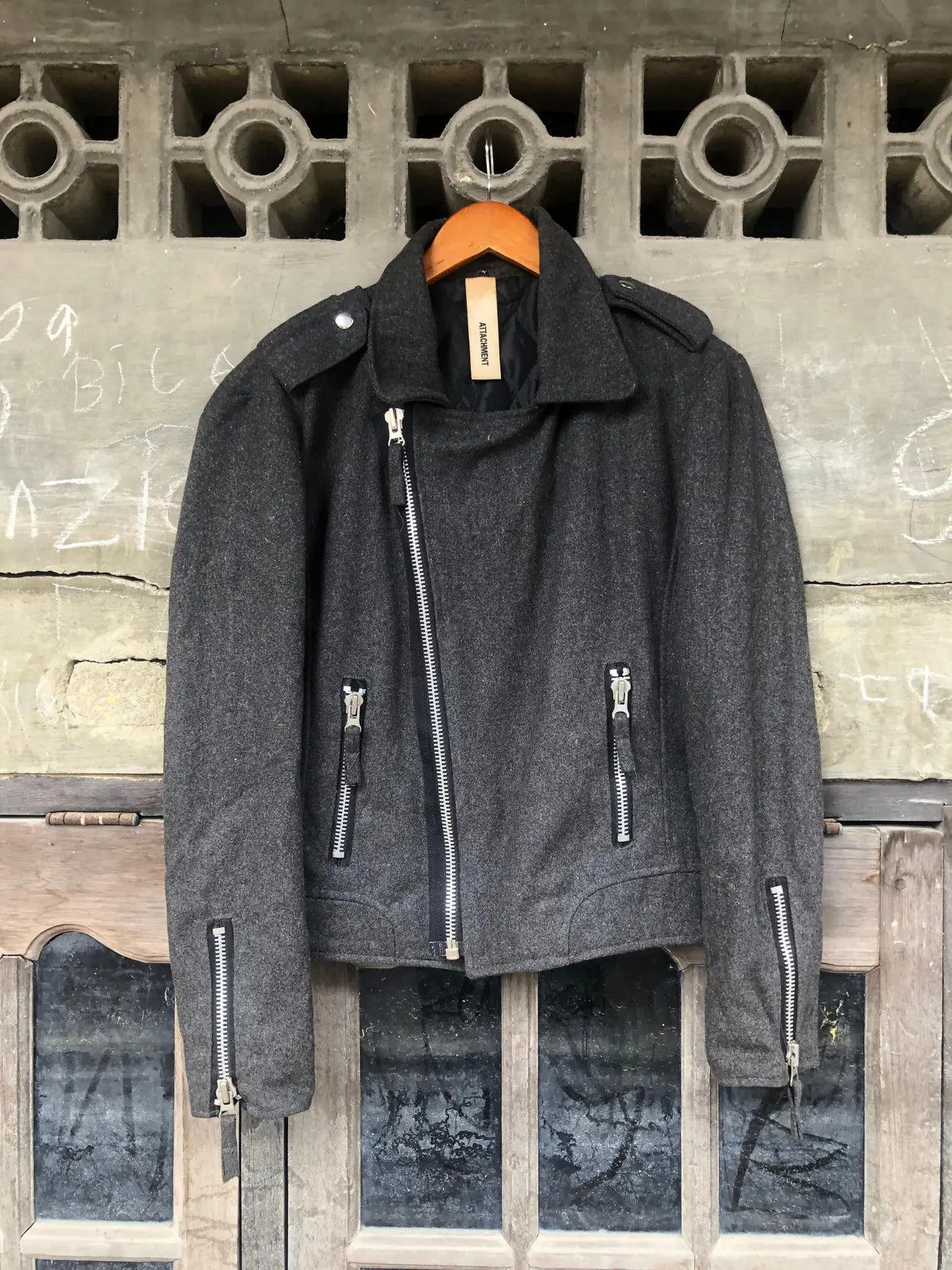 Attachment Hybrid Ramones Leather Jacket Size US M / EU 48-50 / 2 - 1 Thumbnail