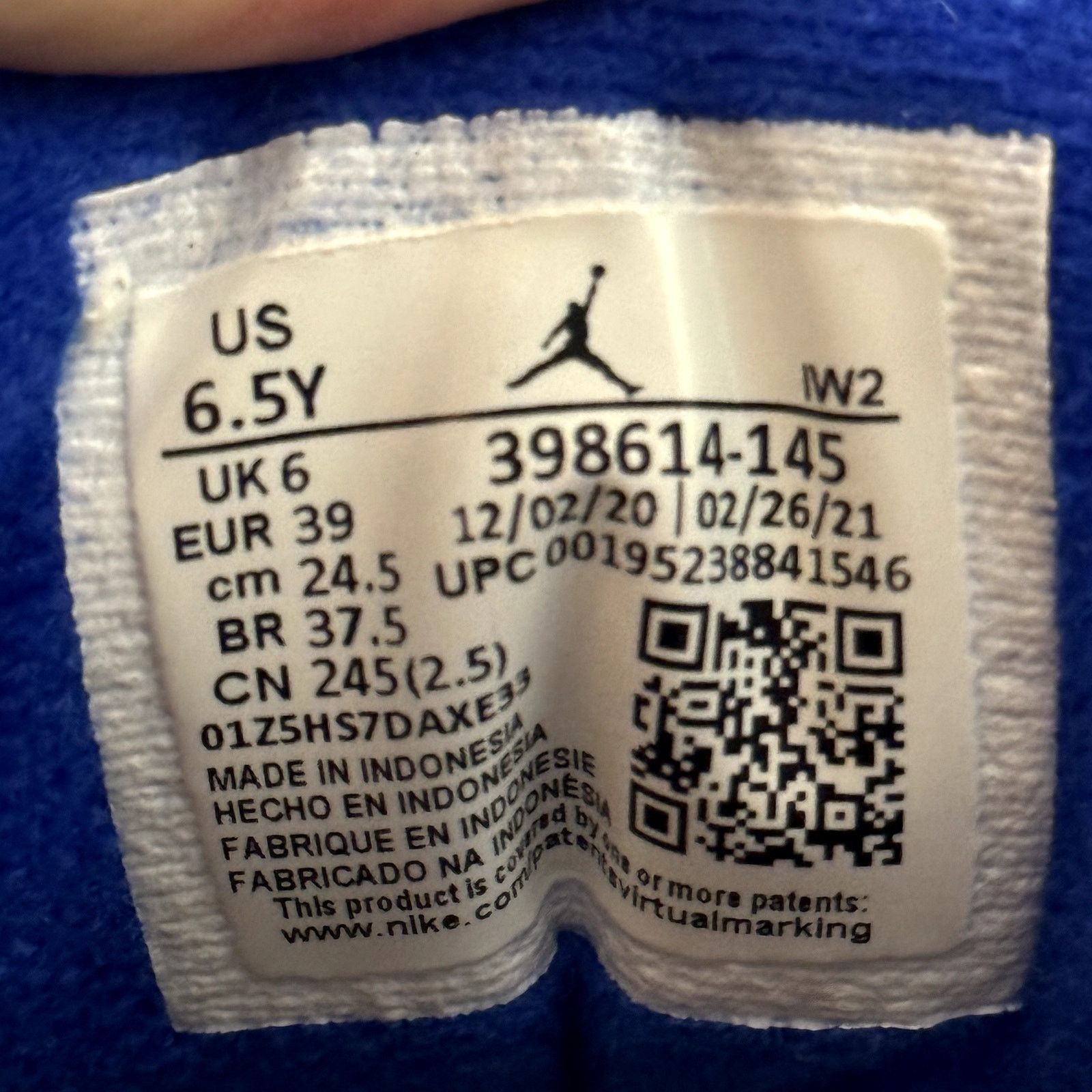 Jordan Brand × Nike Size 6.5 - Nike Air Jordan 3 Retro GS Racer Blue Men's Shoes Size US 6.5 / EU 39-40 - 7 Thumbnail