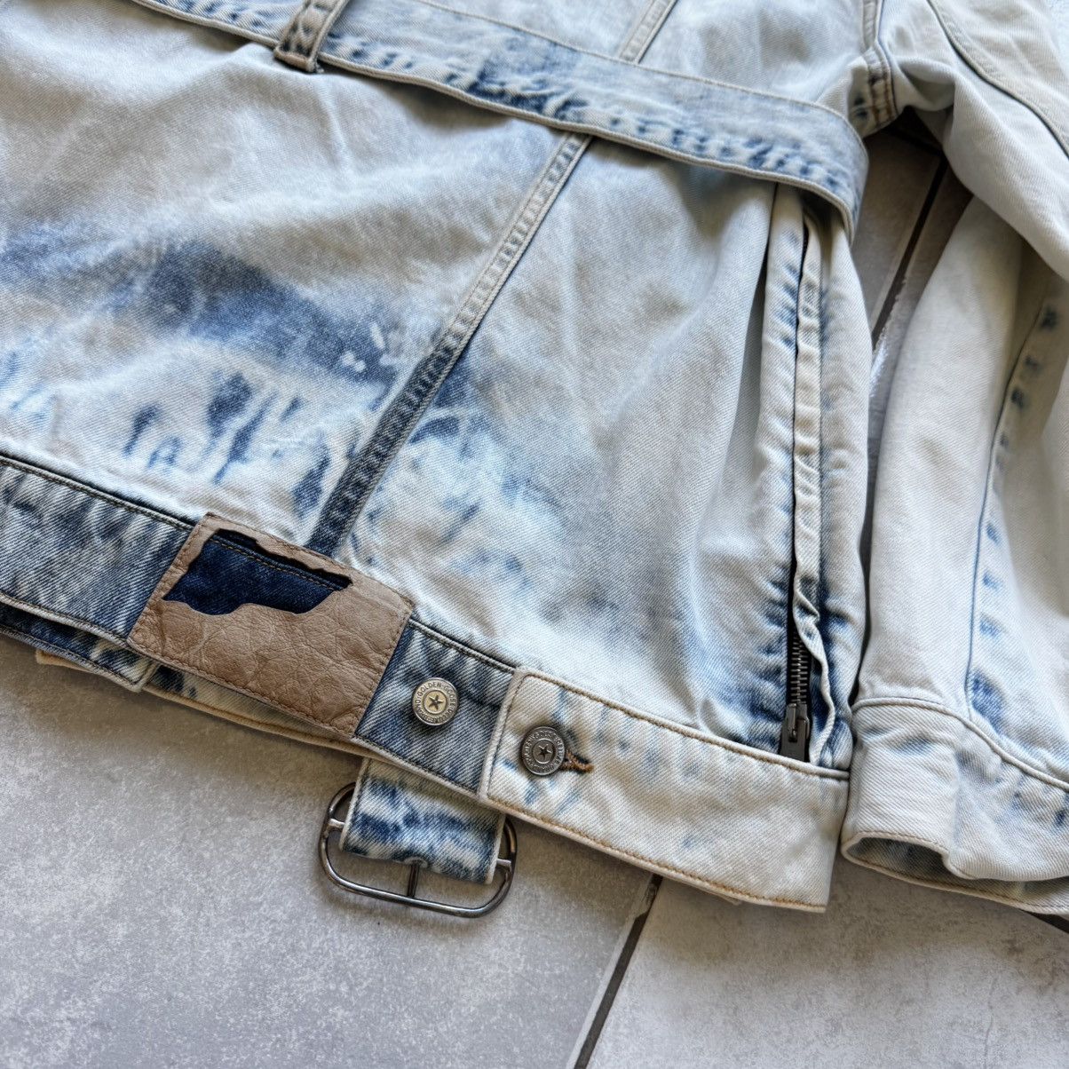 Golden Goose Golden Goose Light Blue Belted Denim Jacket Size M Size M / US 6-8 / IT 42-44 - 8 Thumbnail