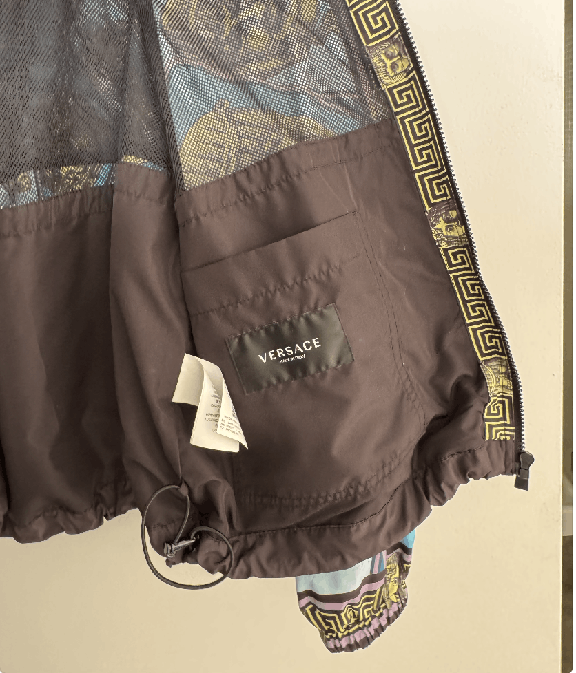 Versace Versace Le Maschere Windbreaker Jacket - Mens Size US L / EU 52-54 / 3 - 6 Thumbnail