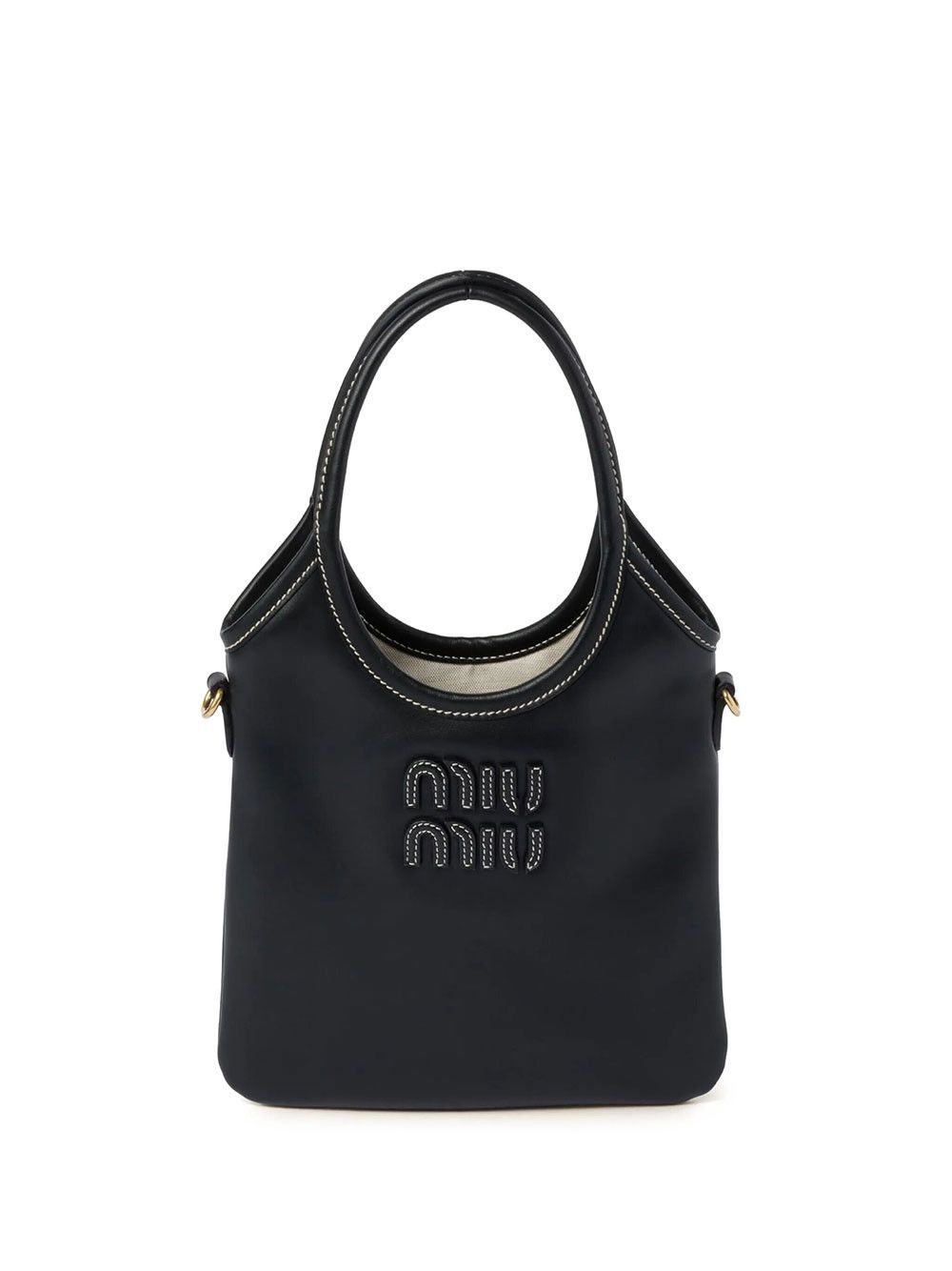 Miu Miu IVY MINI LEATHER HANDBAG Size ONE SIZE - 1 Thumbnail