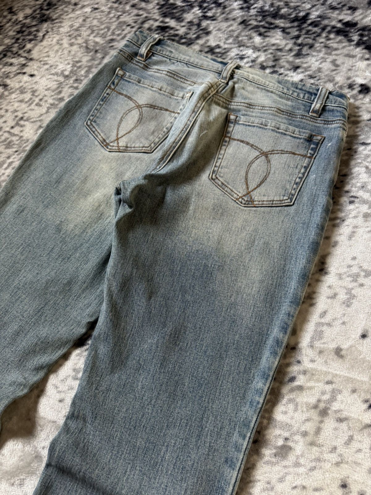 Japanese Brand Tornado Mart Embroidery Tribal Style Flare Japanese Denim Size 27" / US 4 / IT 40 - 11 Thumbnail