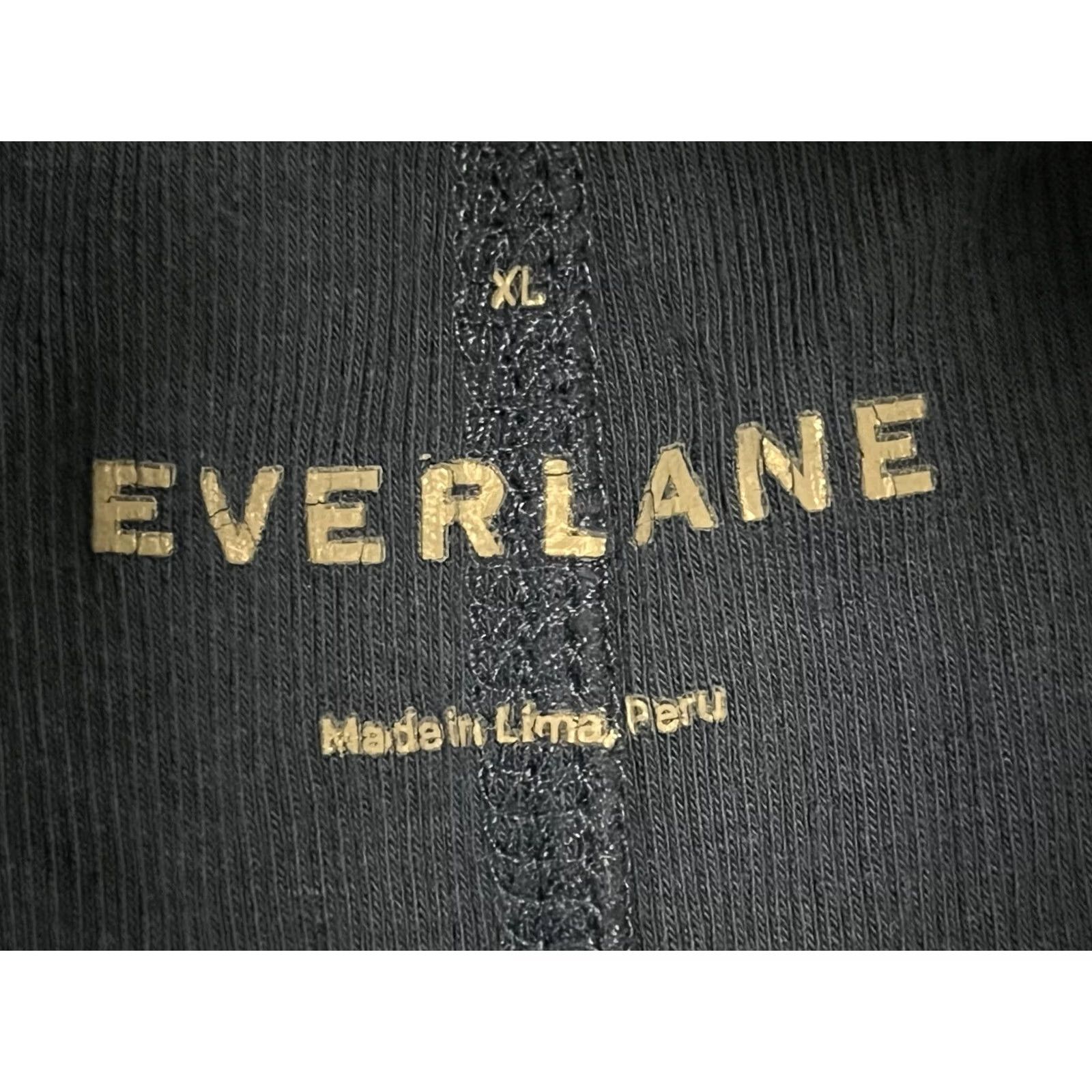 Everlane Everlane Tank Women's XL The Pima Cotton Rib Short Blue Vest? Size 40" / US 18 - 5 Thumbnail