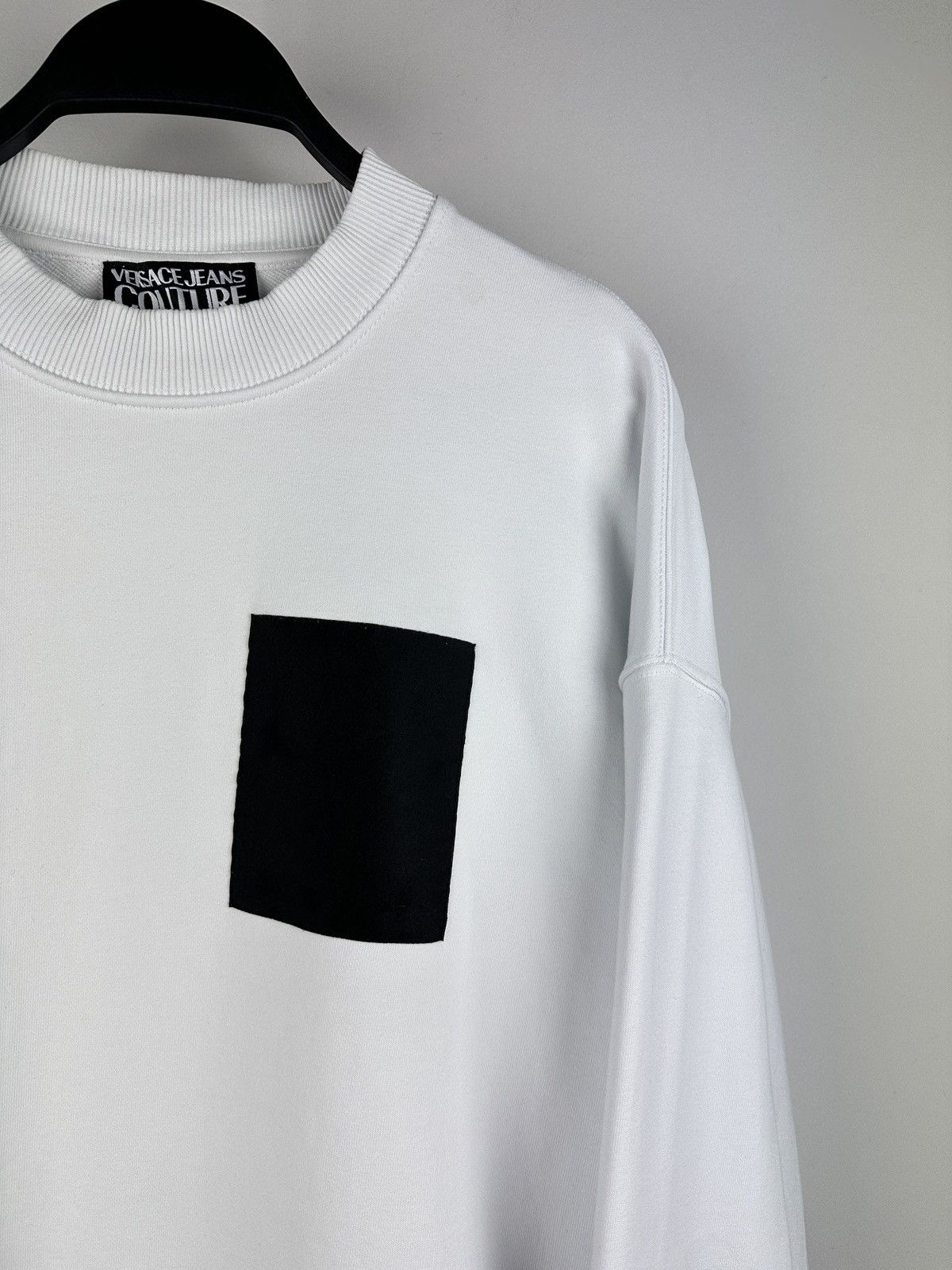 Versace × Versace Jeans Couture Versace Jeans Couture White Sweatshirt Reflective Logo Size US M / EU 48-50 / 2 - 3 Thumbnail