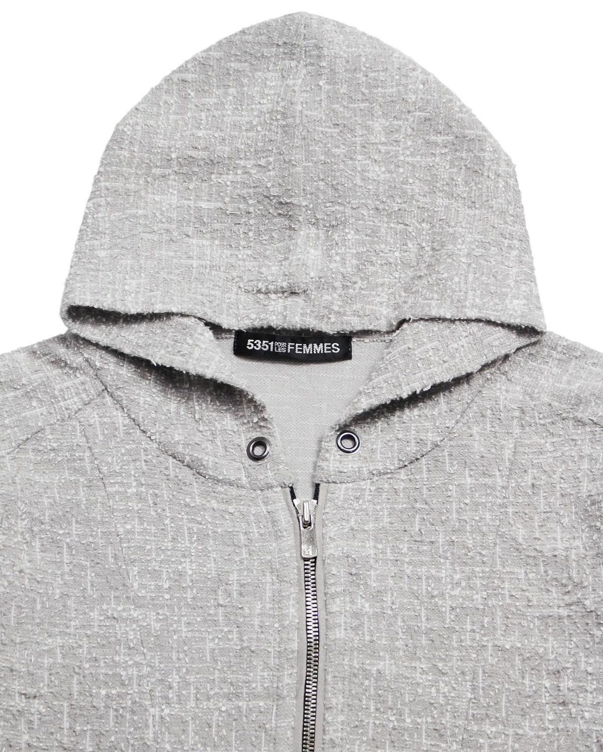 5351 POUR LES HOMMES 5351 POUR LES FEMMES DESIGNED BY REI TAKAHASHI ZIP UP HOODIE Size ONE SIZE - 3 Thumbnail