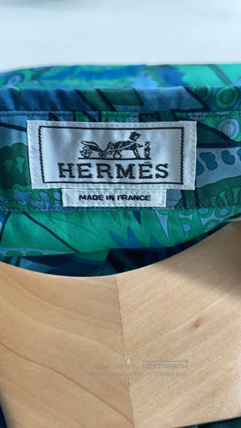 Hermes Hermes Silk Long Sleeve Shirt Size XS / US 0-2 / IT 36-38 - 3 Thumbnail