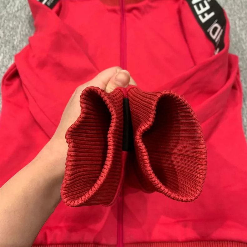 Fendi Fendi Red Logo Side Jacket Outerwear Size US M / EU 48-50 / 2 - 5 Thumbnail