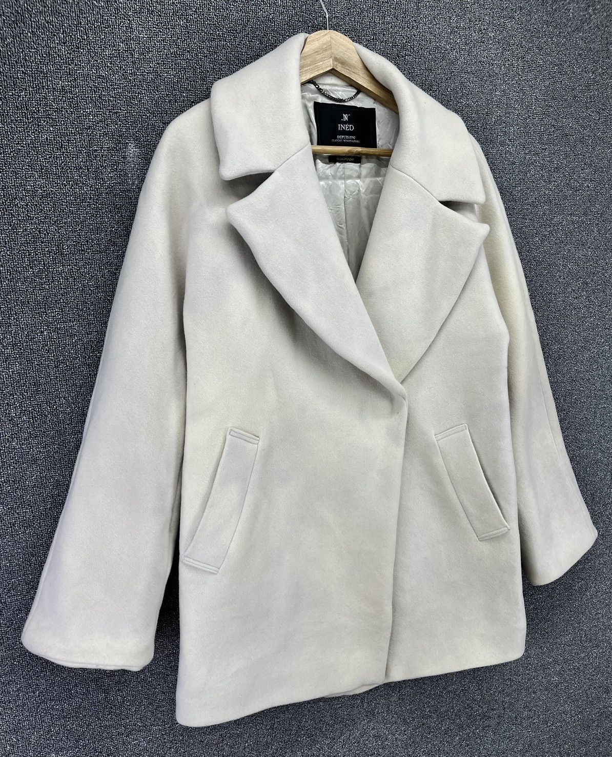 Yohji Yamamoto Vintage Yohji Yamamoto Ined Wool Long Jacket Size S / US 4 / IT 40 - 2 Thumbnail