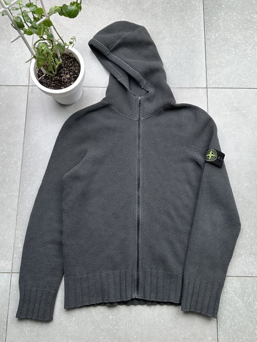 Stone island wool discount hoodie