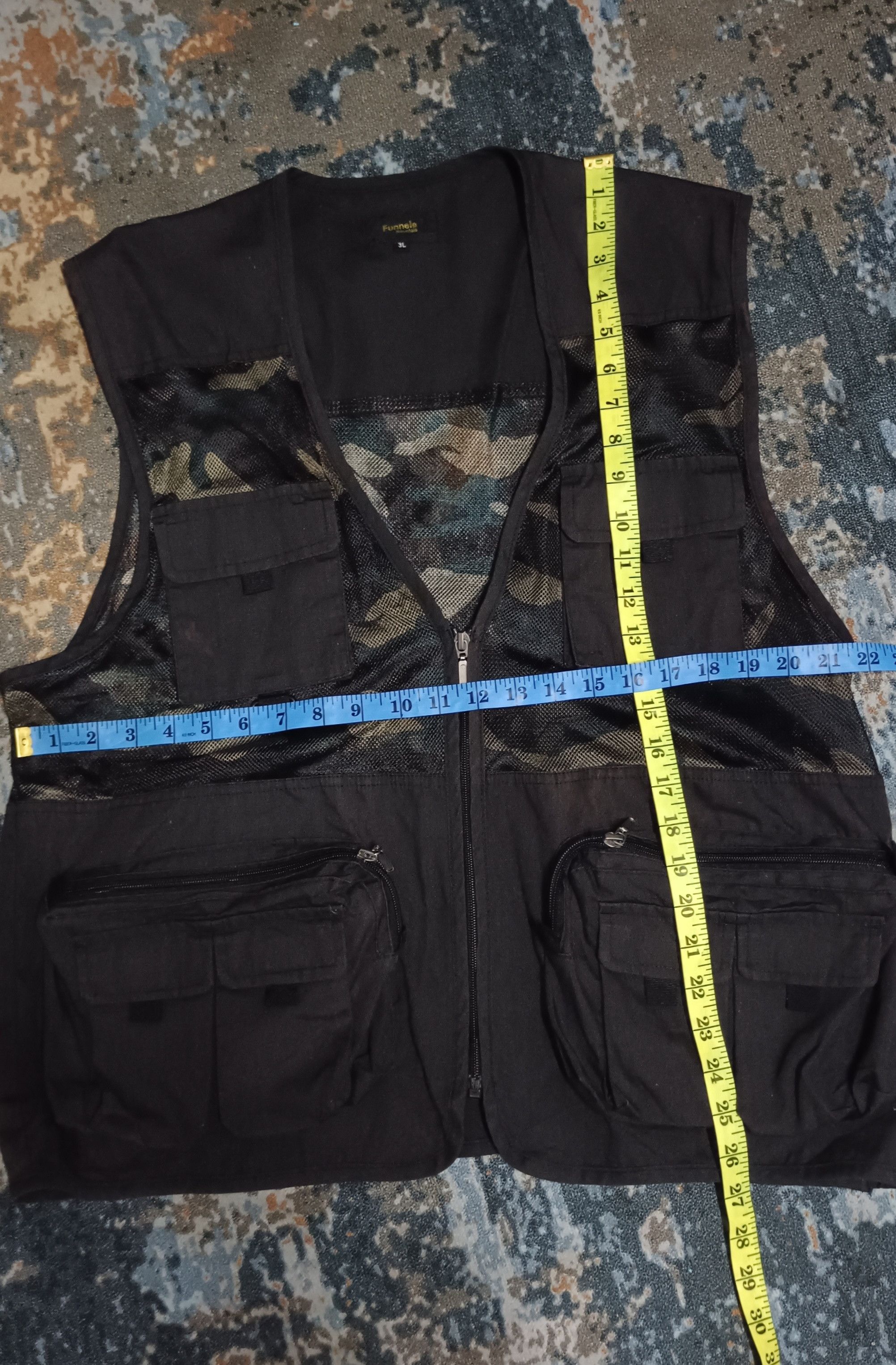 Japanese Brand × Vintage Funnele mountain Tactical Fishing vest multiple pocket Size US M / EU 48-50 / 2 - 8 Thumbnail