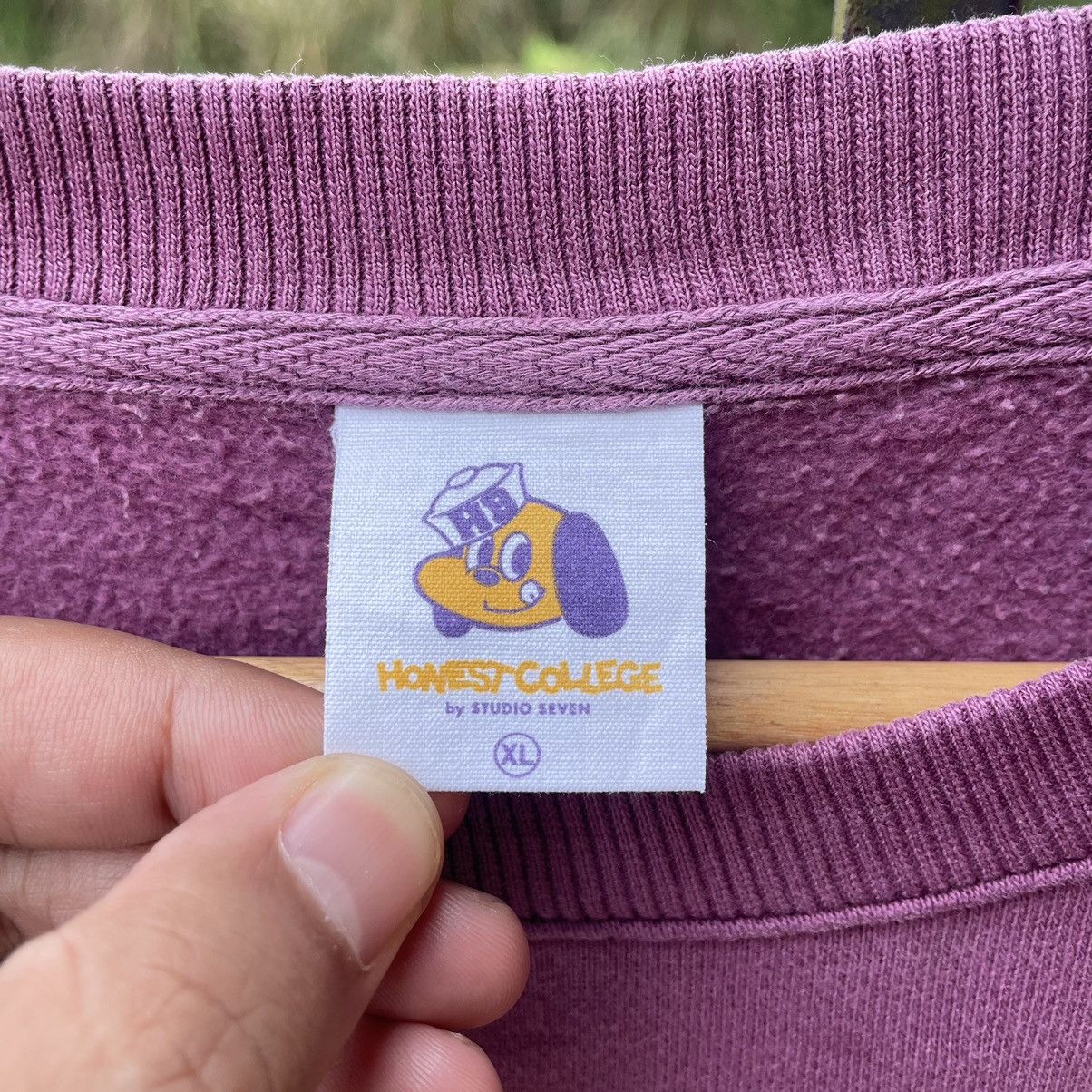 Japanese Brand × Studio Seven × Vintage 🔥🇯🇵Honest College By Studio Seven Big Logo Sweashirts Size US L / EU 52-54 / 3 - 10 Thumbnail