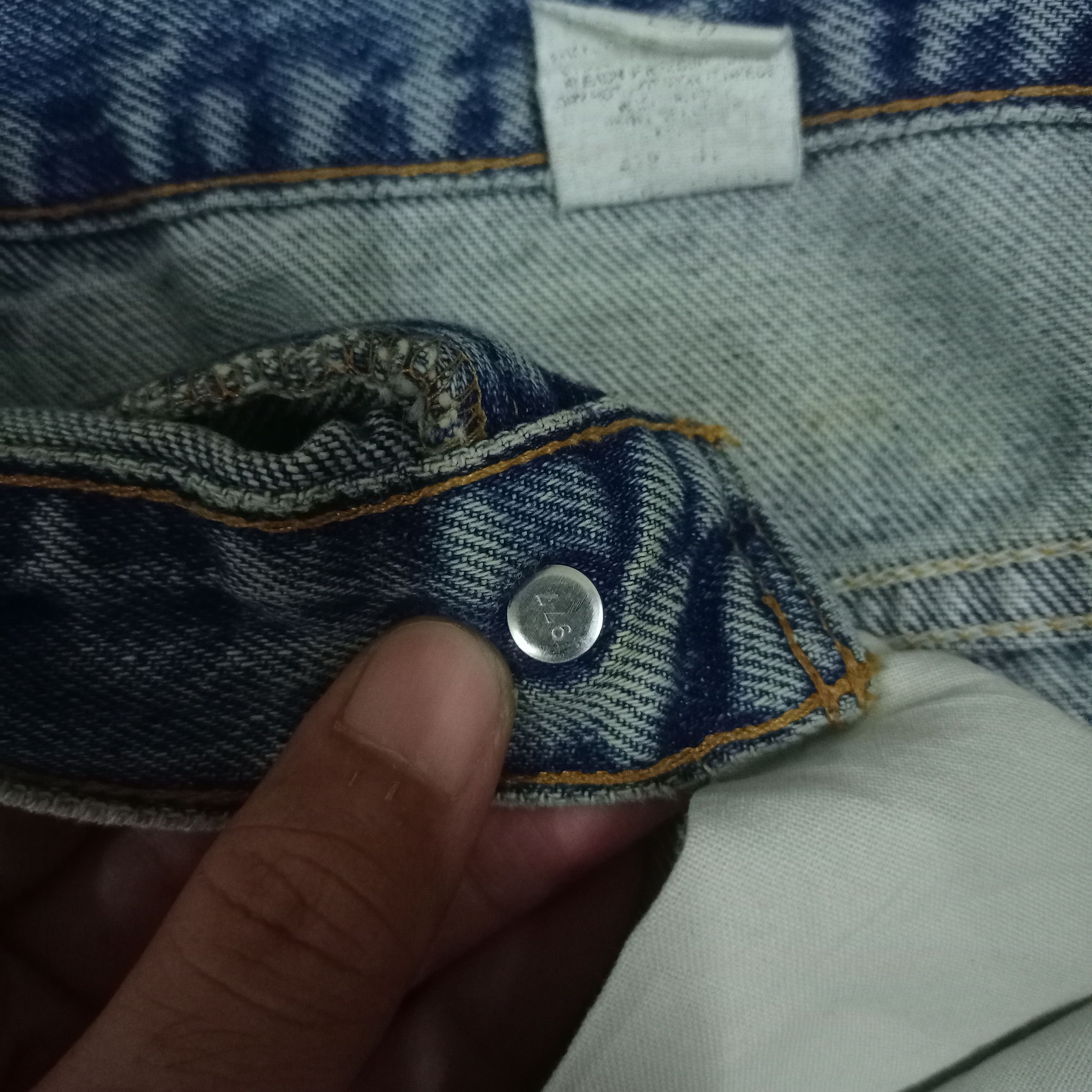 Levi's Vintage 90s Levis Orange Tab Distressed Baggy Jeans Size US 42 / EU 58 - 6 Thumbnail