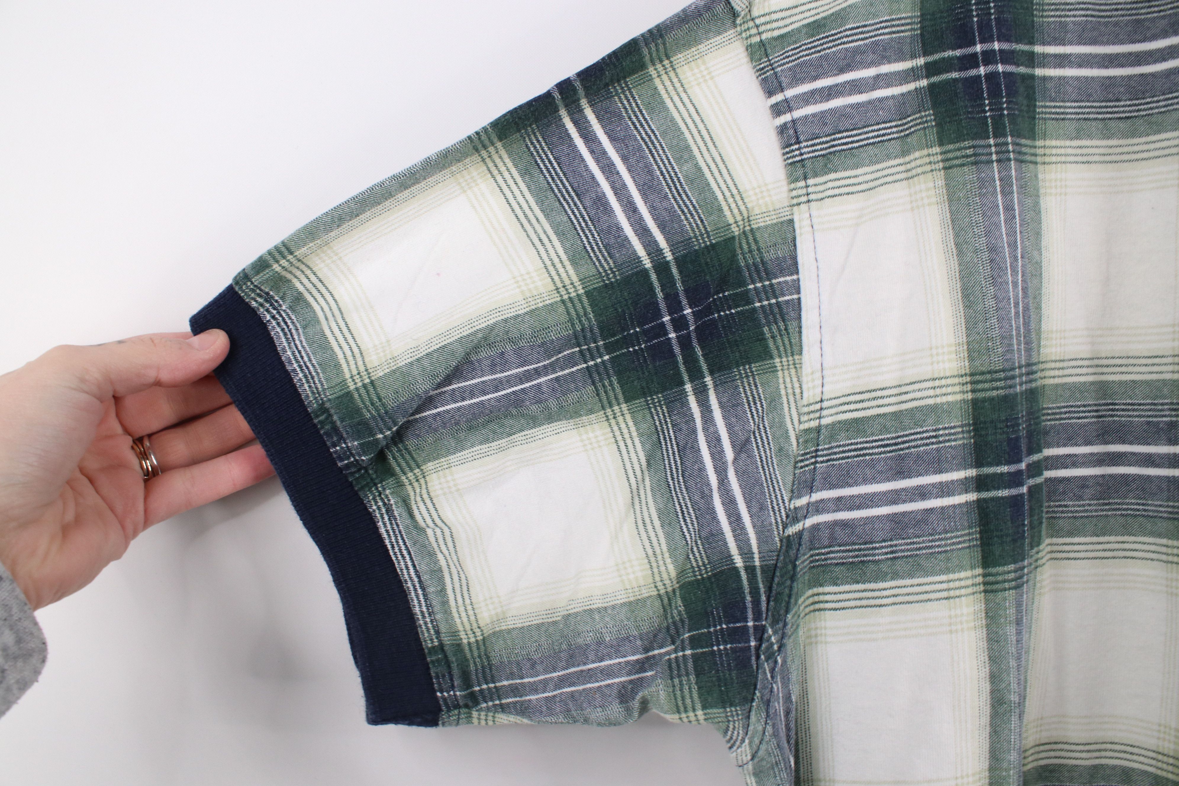 Vintage Vintage 90s Streetwear Fit Short Sleeve Polo Shirt Plaid Size US XL / EU 56 / 4 - 4 Thumbnail