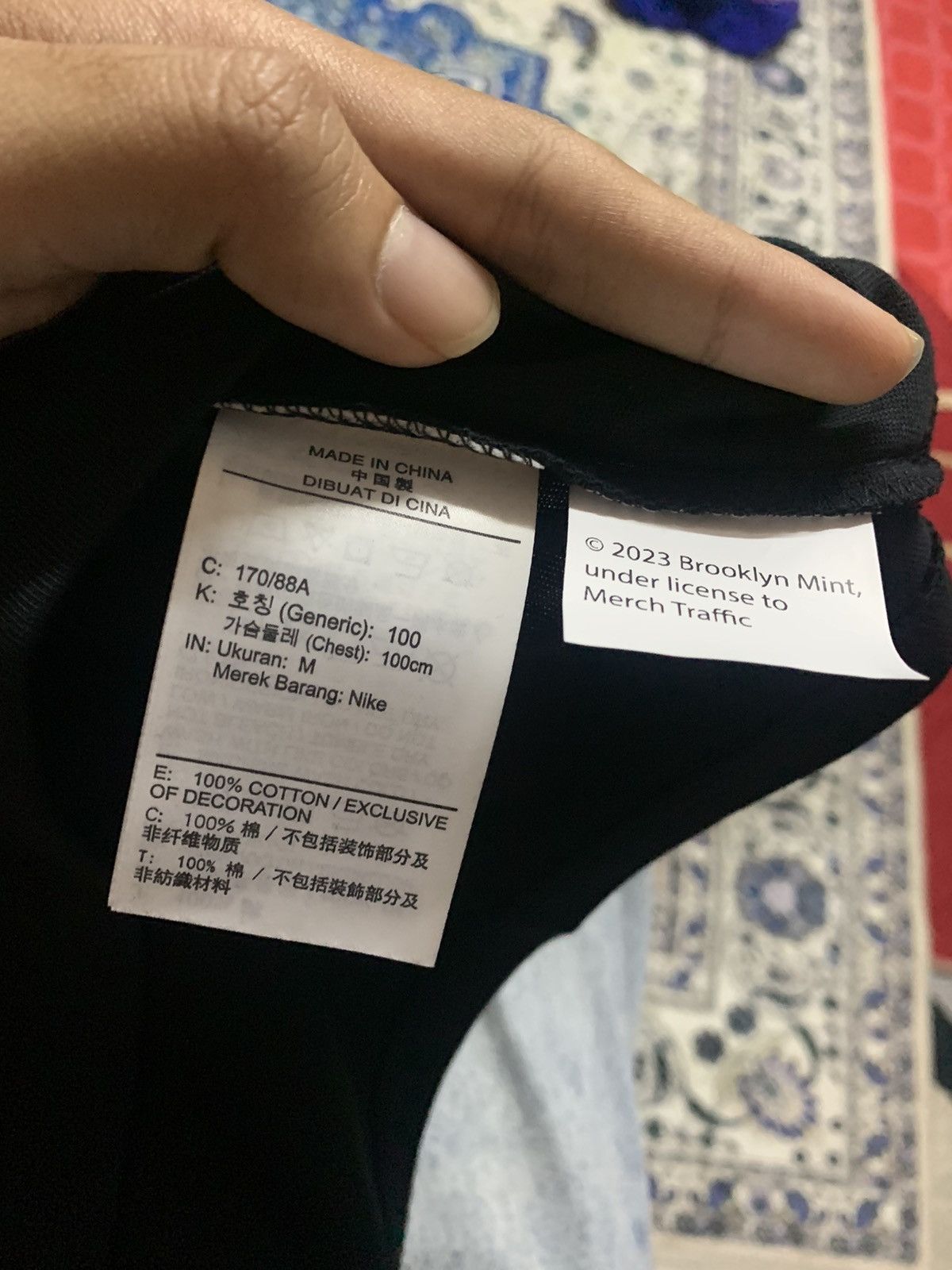 Nike × Supreme Supreme Jordan “Biggie” Tee Size US M / EU 48-50 / 2 - 7 Thumbnail