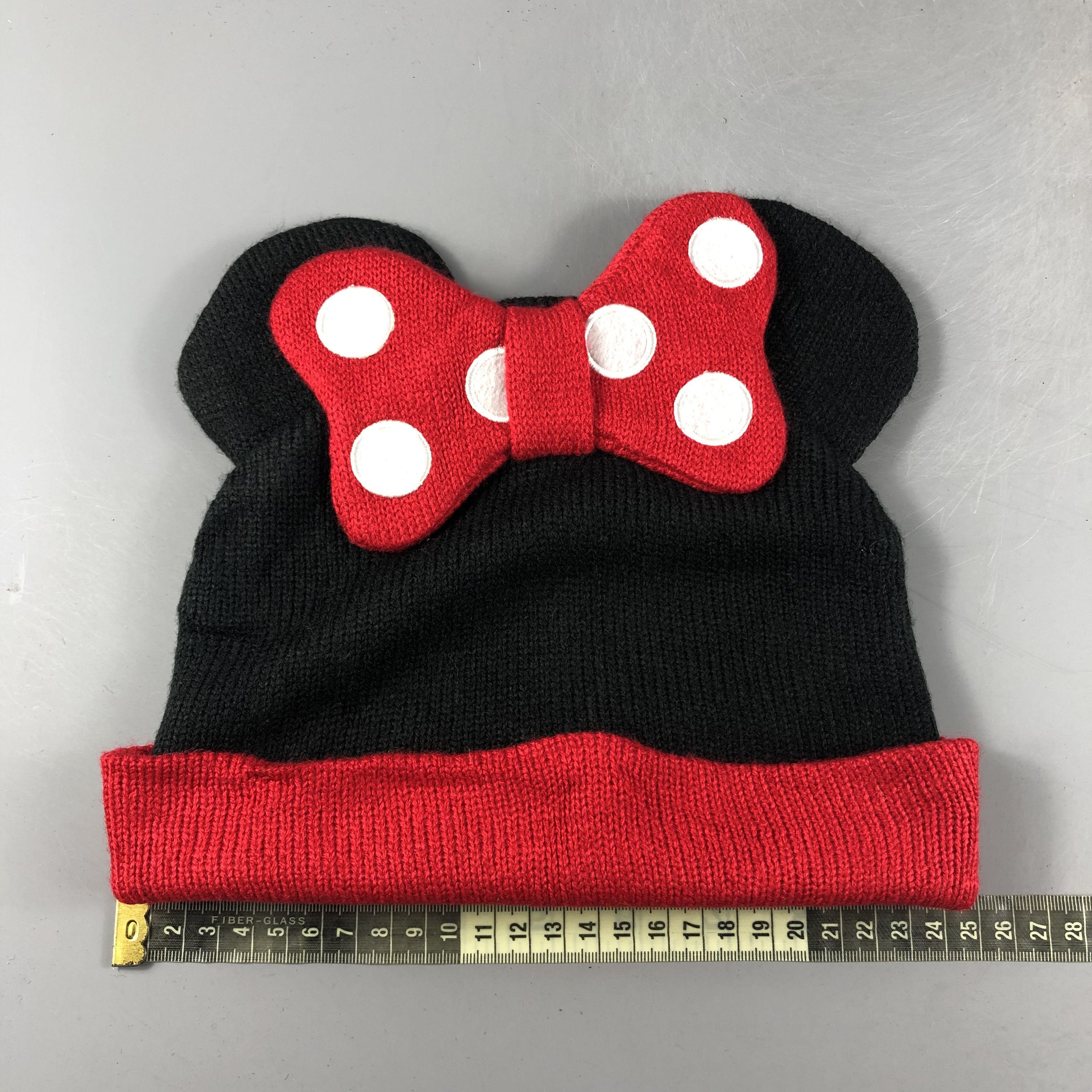 Disney × Vintage Womens Minnie Mouse Beanie Snow Hat Snow Cap -D058 Size ONE SIZE - 4 Thumbnail