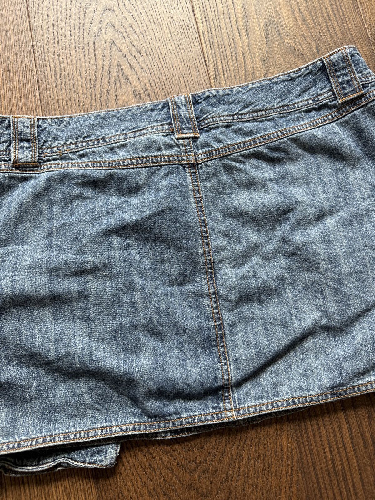 DKNY Vintage Y2K DKNY Jeans Cargo Mini Skirt Size 34" / US 12 / IT 48 - 7 Thumbnail