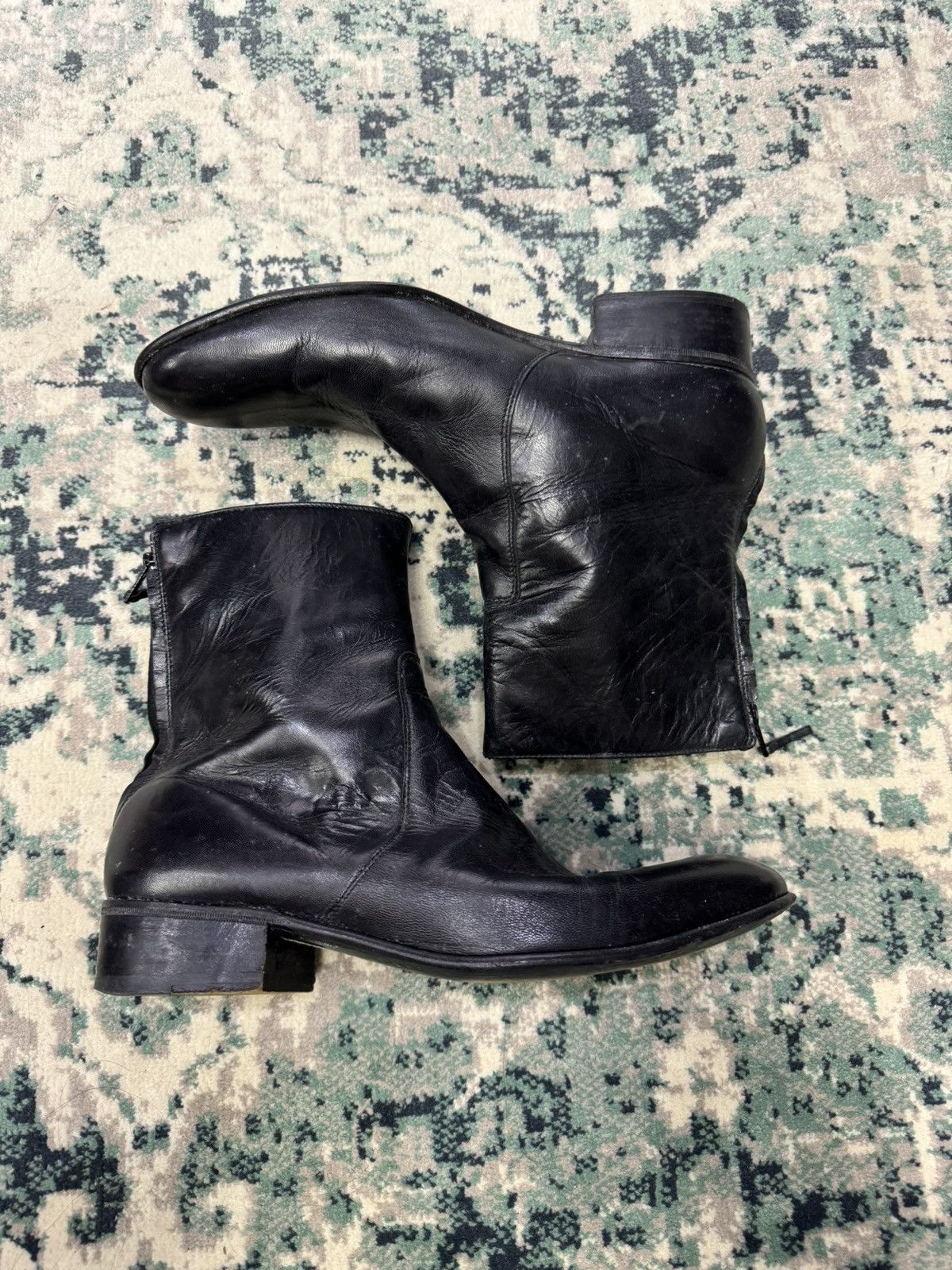 A.P.C. VINTAGE APC LEATHER BOOTS SHOES Size US 10 / EU 43 - 10 Thumbnail
