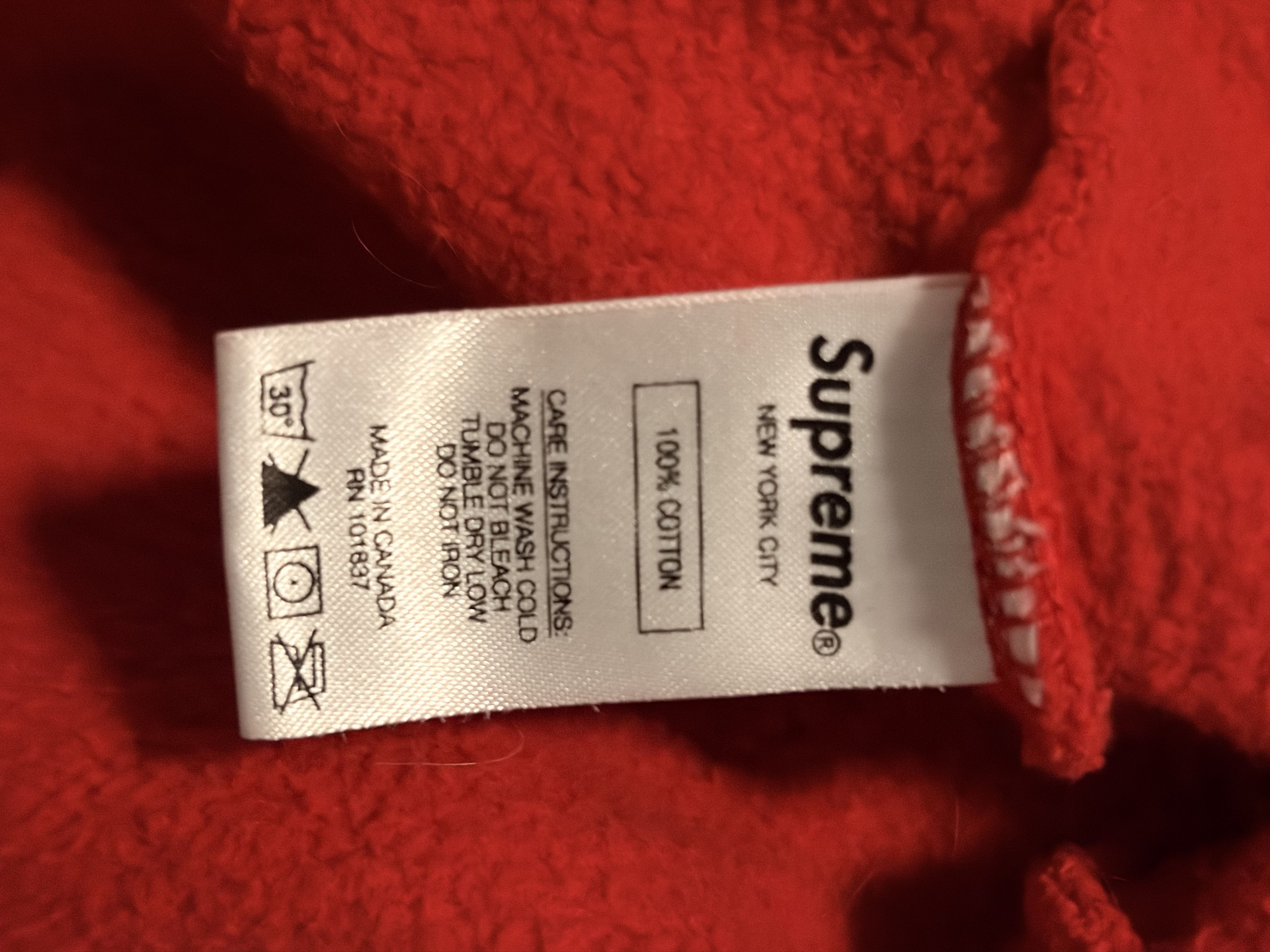 Supreme STOP CRYING RED HOODIE SUPREME Size US L / EU 52-54 / 3 - 5 Thumbnail