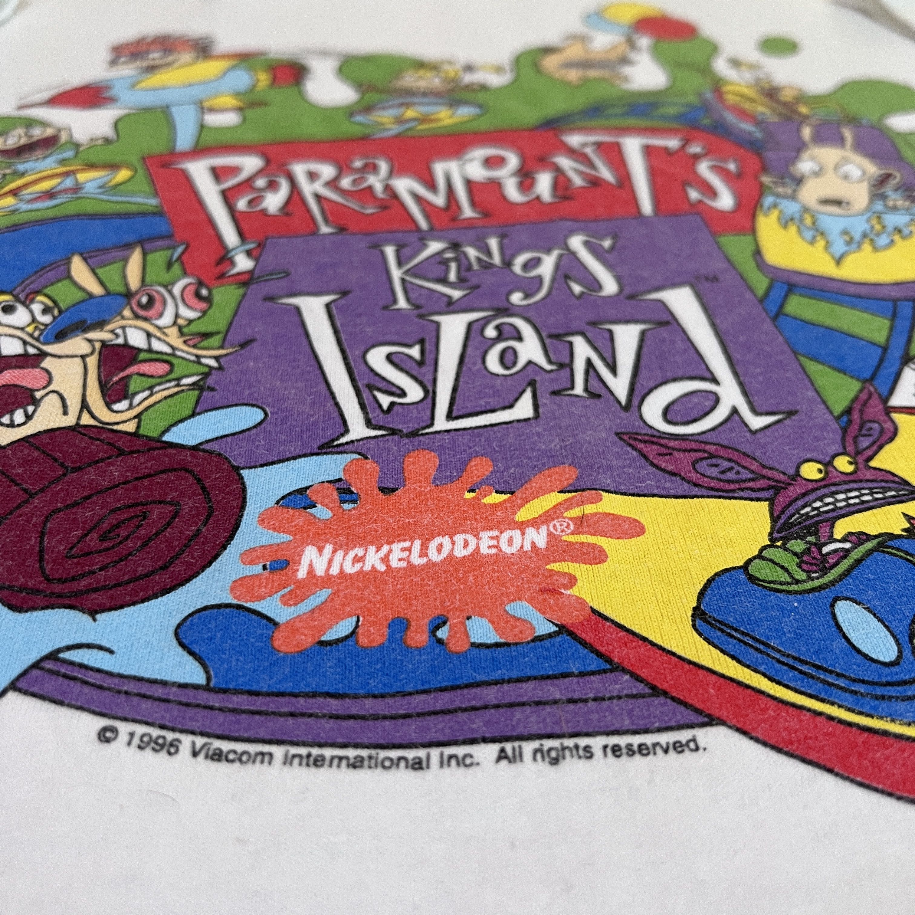 Cartoon Network × Nickelodeon × Vintage Vintage 90s 1996 Nickelodeon Promo Tee XL Size US XL / EU 56 / 4 - 3 Thumbnail