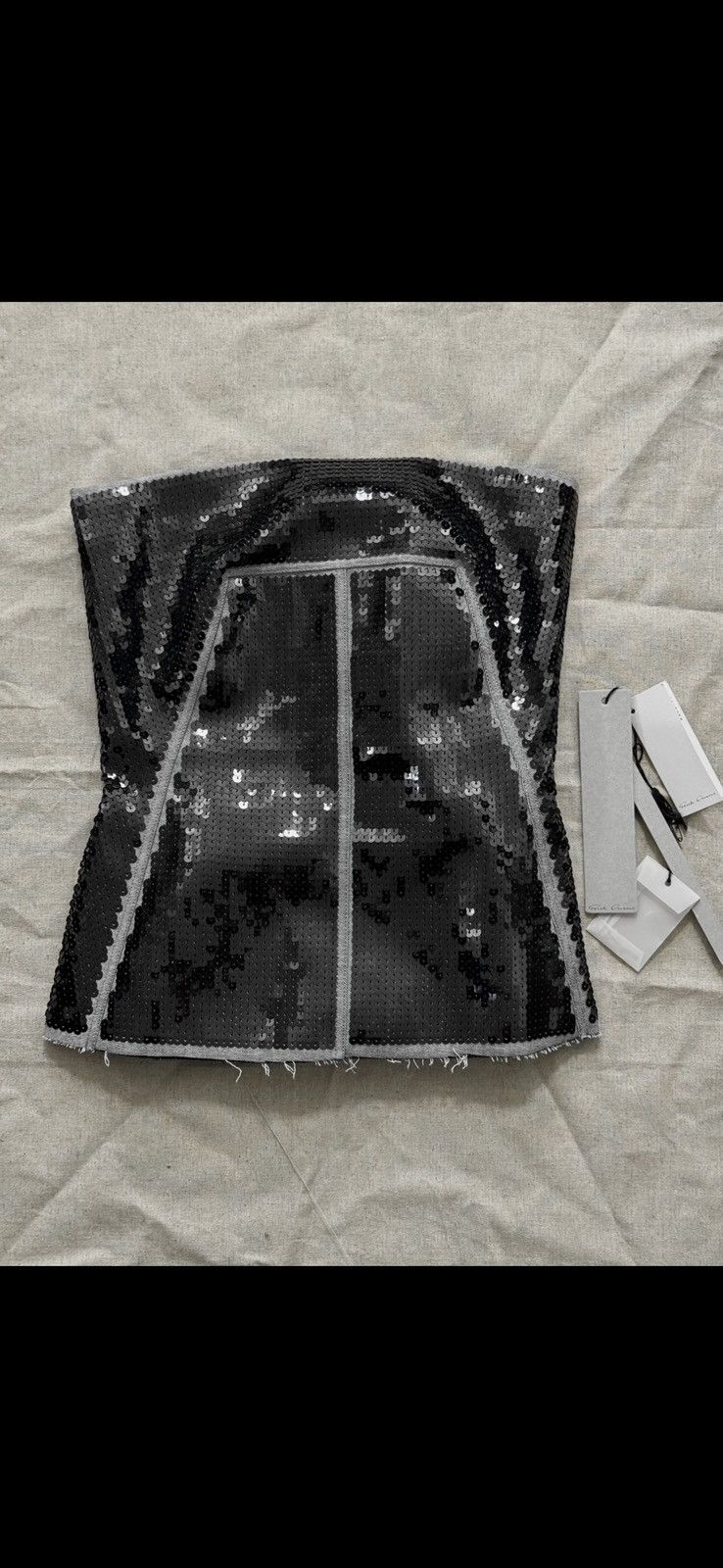 Rick Owens Rick Owens FW22 Strobe Bustier Top Size XS / US 0-2 / IT 36-38 - 2 Thumbnail