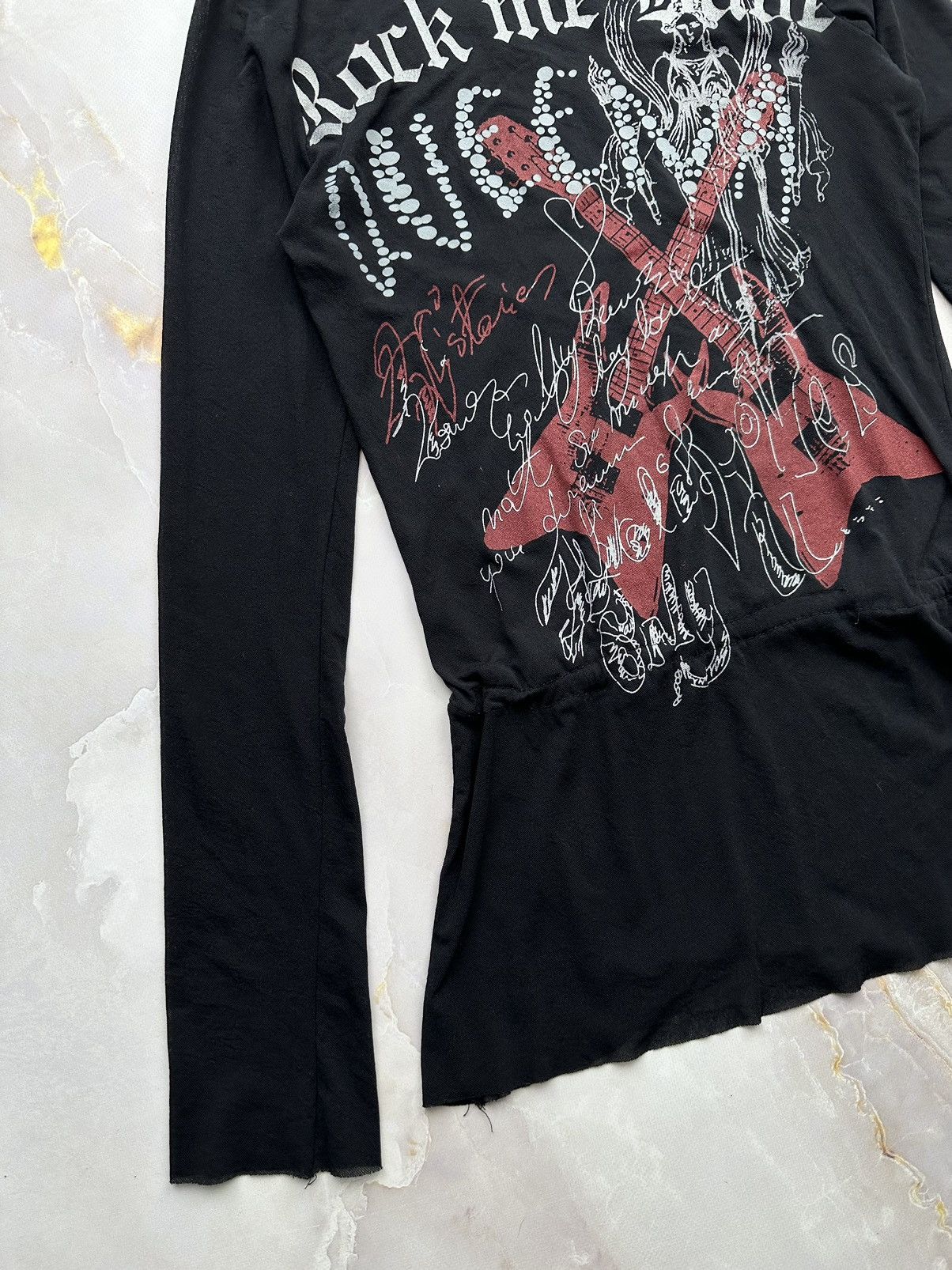 Japanese Brand Vintage Mesh Long Sleeve Size S / US 4 / IT 40 - 4 Thumbnail