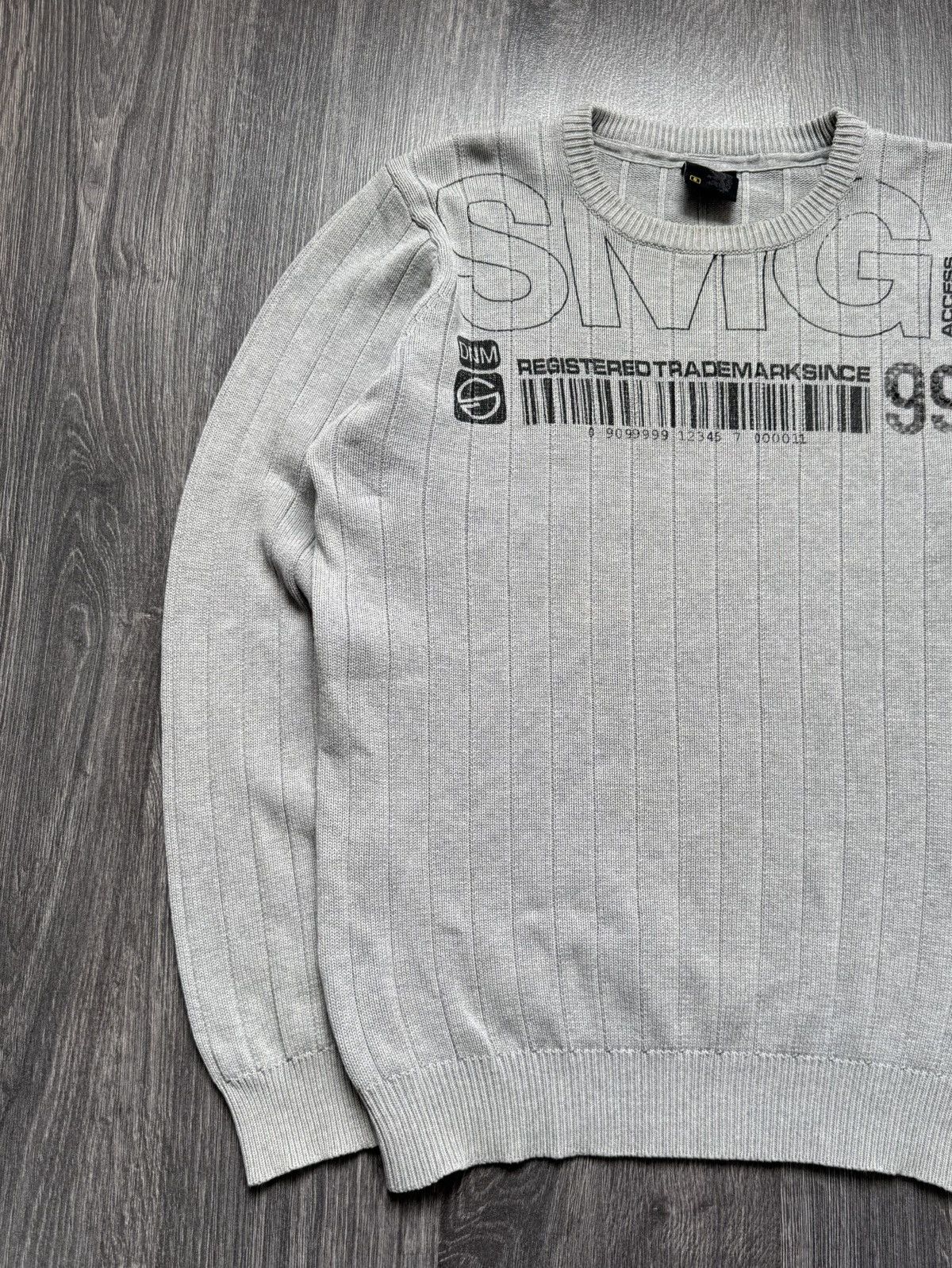 Japanese Brand Y2K Smog Dolce Gabbana / Diesel Style Avantgarde Sweater Size US S / EU 44-46 / 1 - 4 Thumbnail
