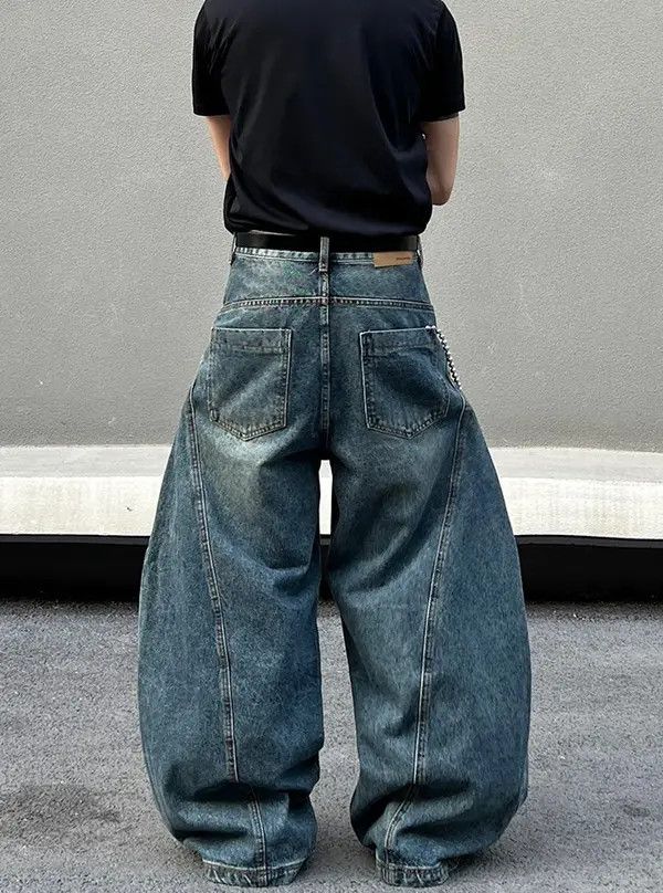 Jean VIBE Baggy Wide Leg Jeans Size US 32 / EU 48 - 5 Thumbnail