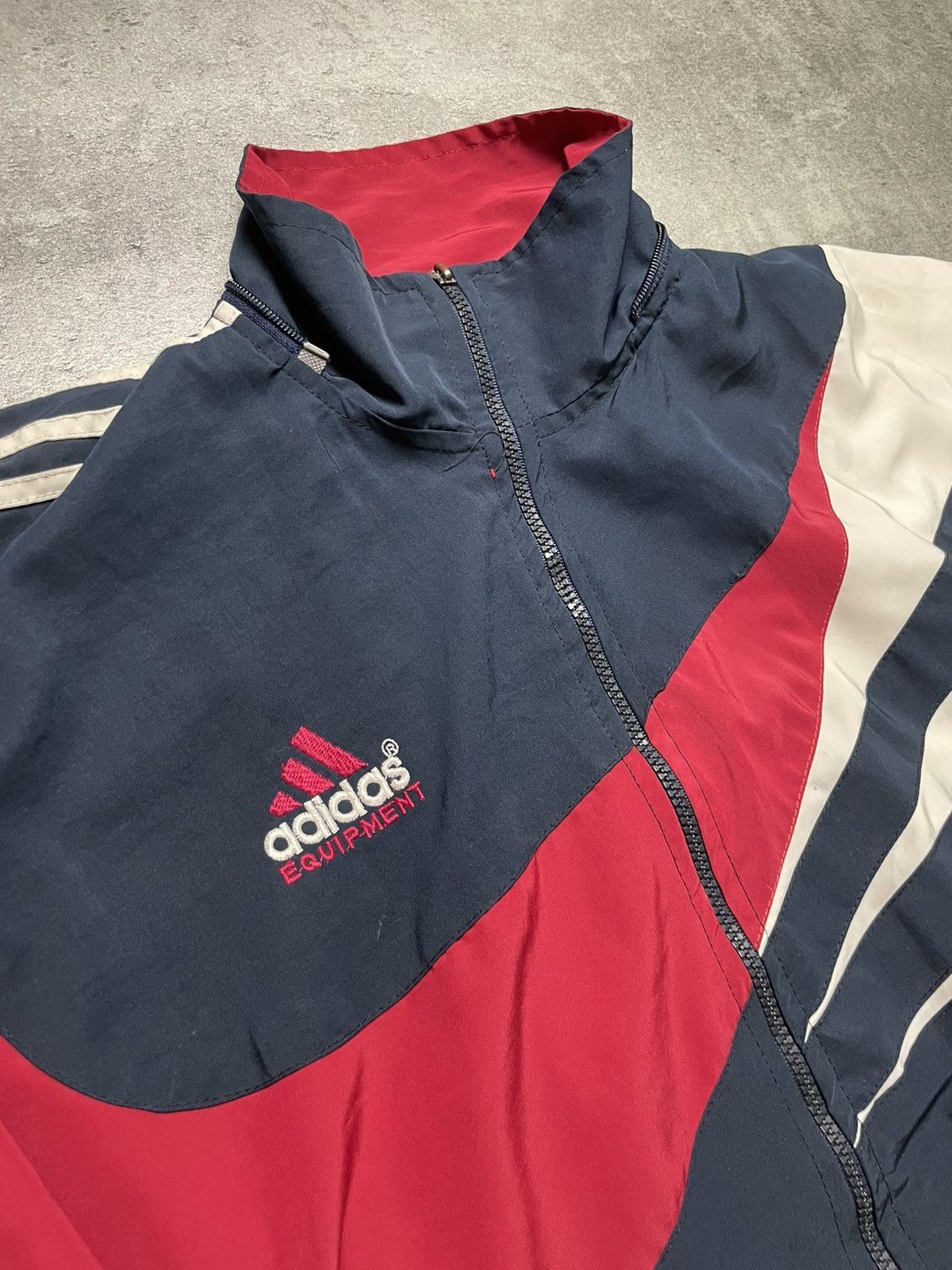 Adidas × Japanese Brand × Vintage Adidas Equipment vintage retro jacket windbreaker 90s 80s Size US M / EU 48-50 / 2 - 3 Thumbnail