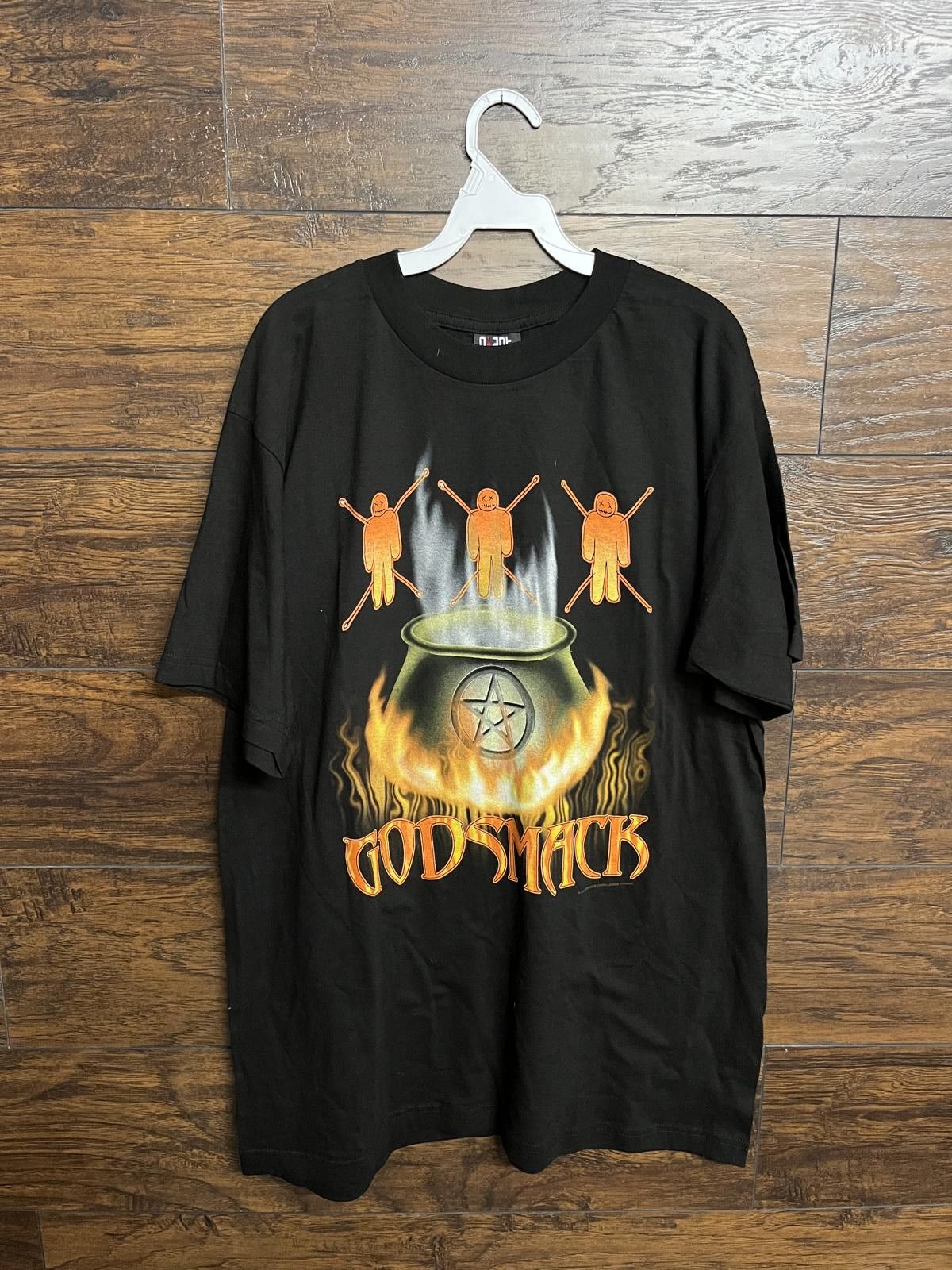 Giant VTG Godsmack Band Tee Voodoo Dolls / Cauldron T-shirt XL Size US XL / EU 56 / 4 - 1 Thumbnail