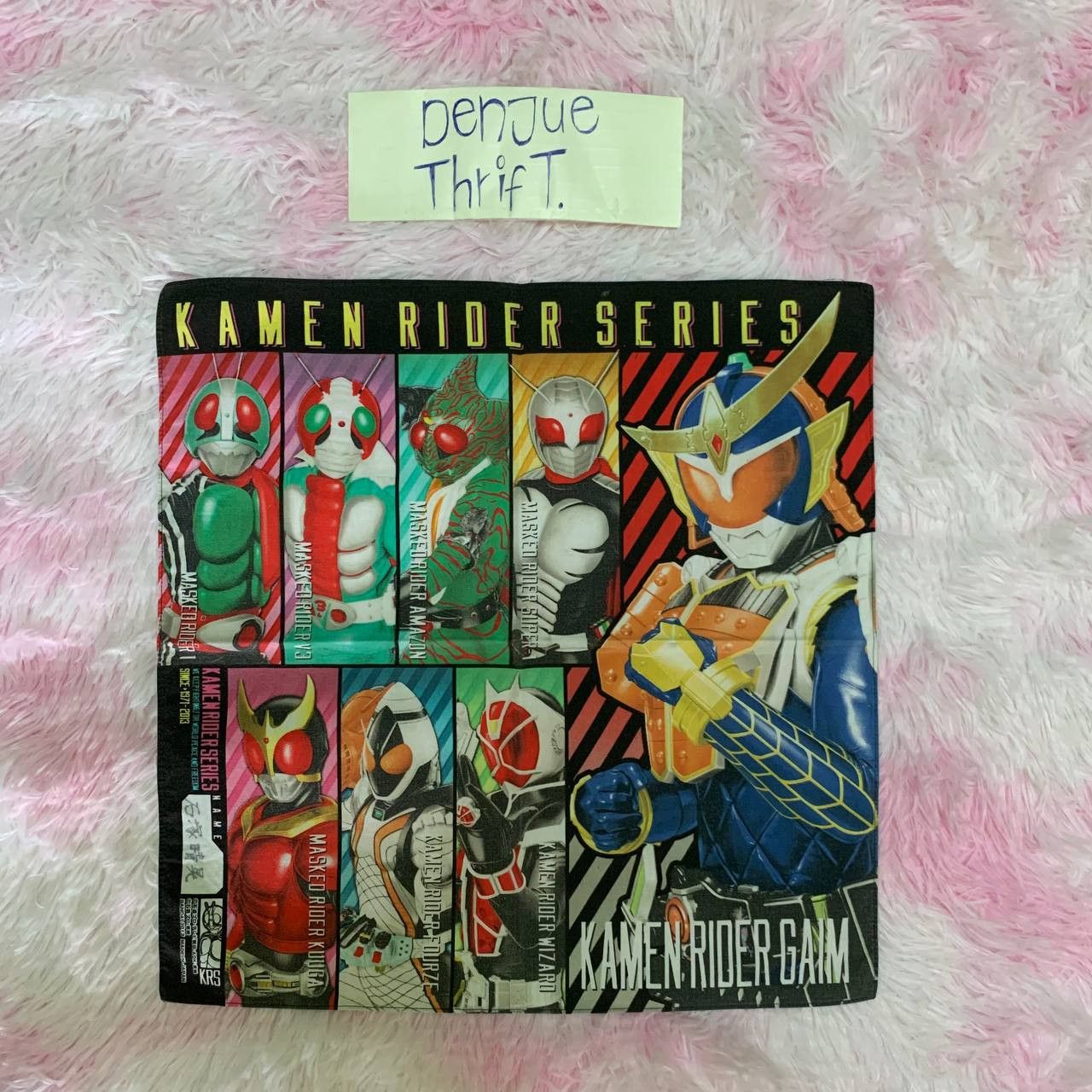 Anime × Japanese Brand Kamen Rider Series 2013 Bandai Handkerchief Bandana Size ONE SIZE - 1 Thumbnail