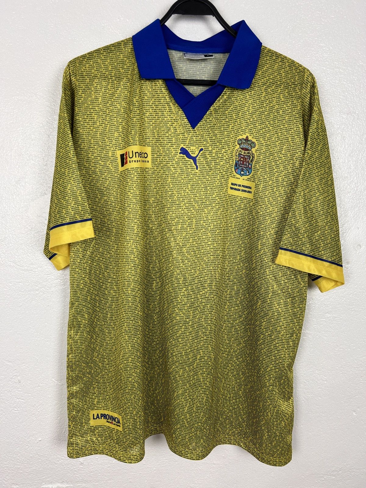 Puma Vintage Puma U.D. Las Palmas 2000/01 Special Kit Jersey Size US L / EU 52-54 / 3 - 1 Thumbnail