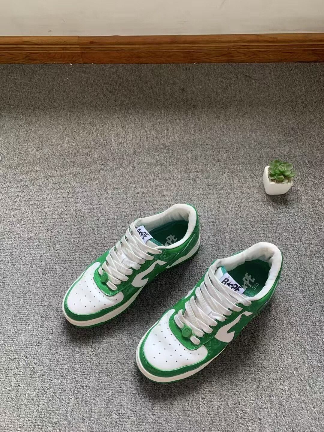 Bape Bape Sta Green Sneakers Size 44 Size US 10 / EU 43 - 1 Thumbnail