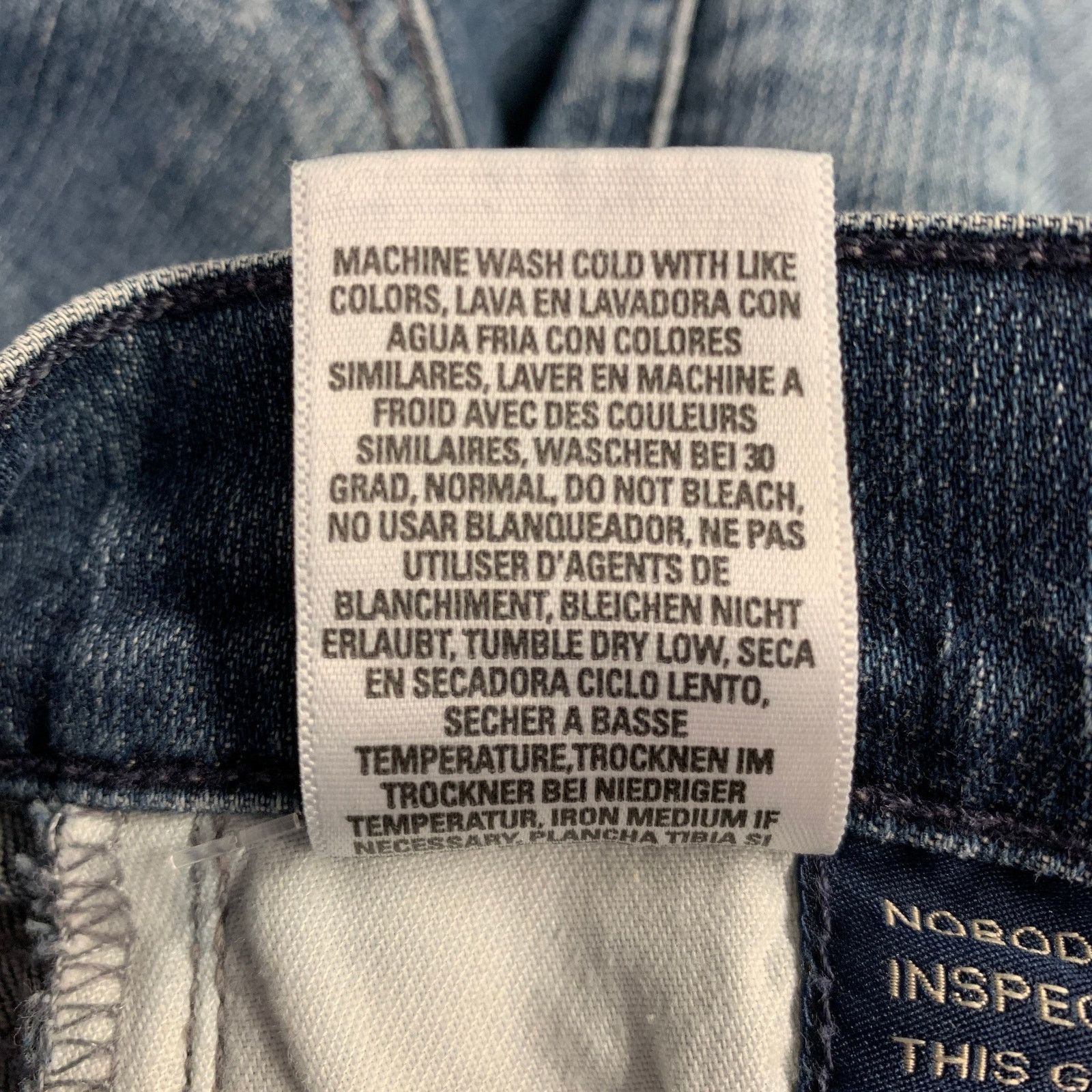 GOLDSIGN GOLDSIGN Size 27 Blue Cotton Blend Distressed Jeans Size 27" / US 4 / IT 40 - 7 Thumbnail