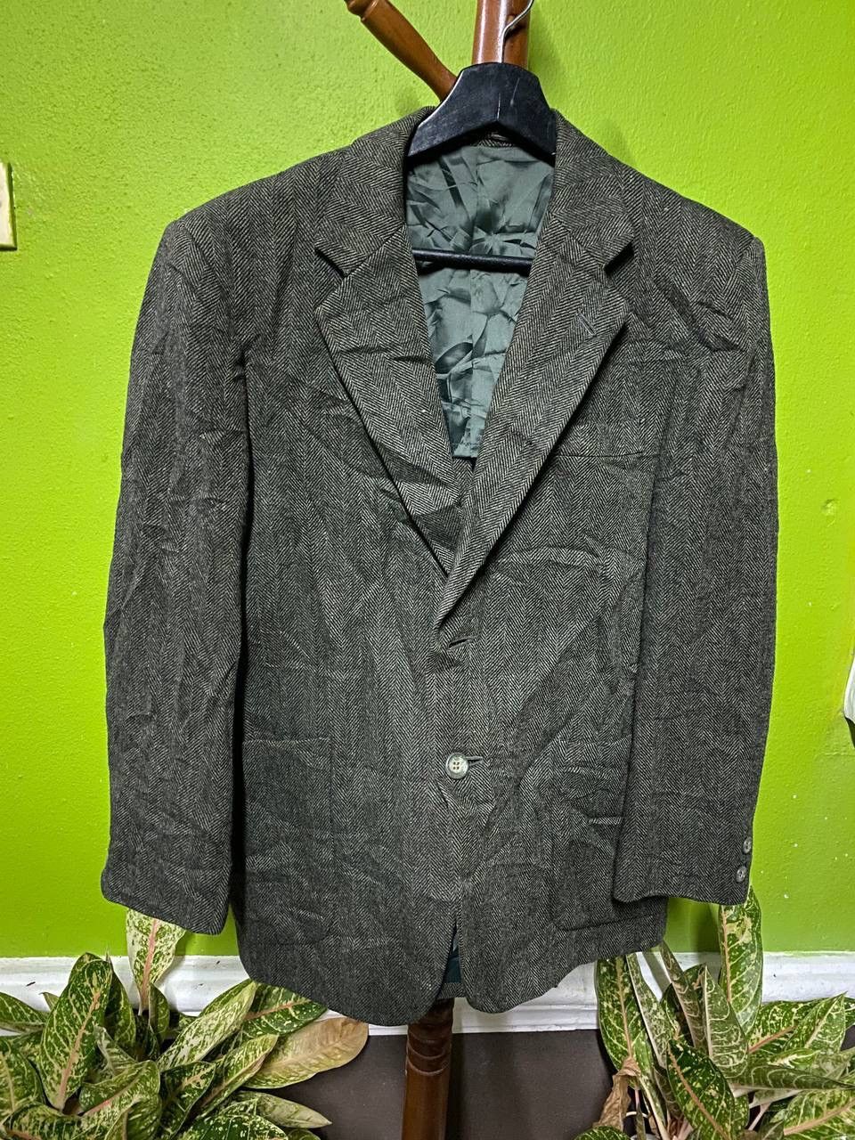 Other Vintage 60s Vaklon Herringbone Wool Coat Size US S / EU 44-46 / 1 - 13 Thumbnail