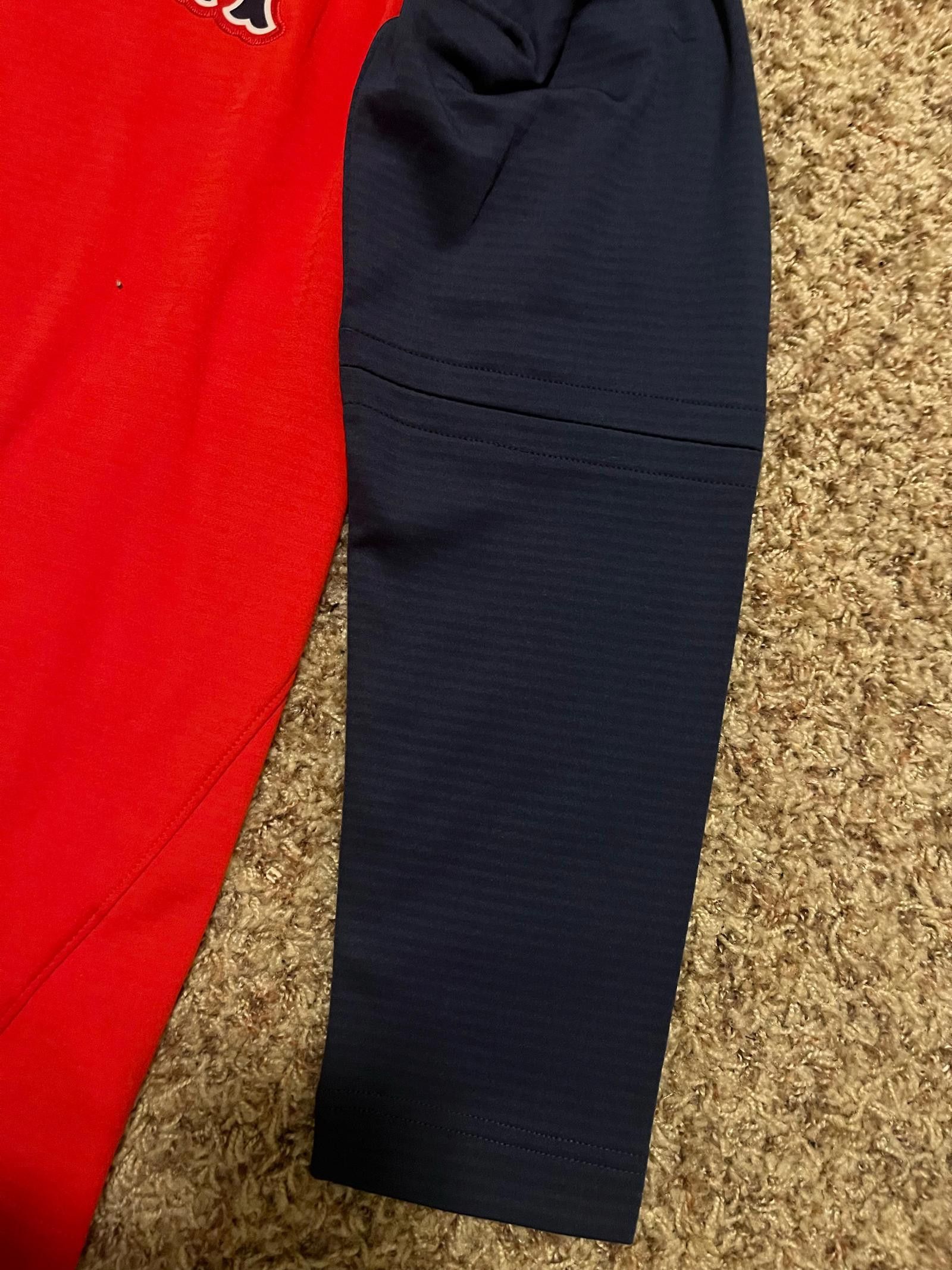 Nike Nike Men's Boston Red Sox Navy/Red Authentic Pullover Sweatshirt Size US M / EU 48-50 / 2 - 8 Thumbnail