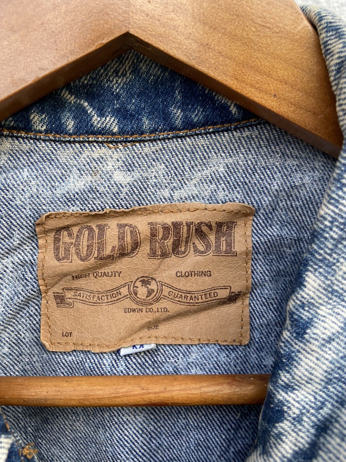 Edwin Vintage Gold Rush X Edwin trucker jacket acid wash Size US M / EU 48-50 / 2 - 8 Thumbnail